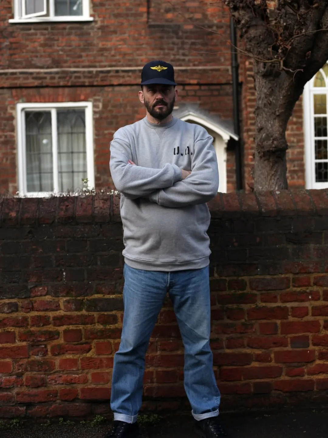 The Stencil Sweatshirt, cut with a roomy fit and featuring our brands initials on the chest 🇬🇧

#unitedoverallsco
#sweatshirt
#madeintheuk
#britishmade
#menswear