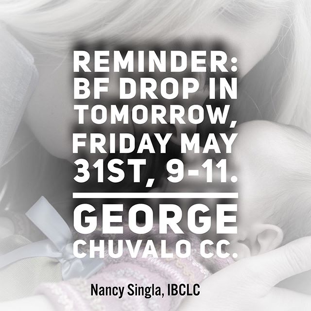 Let&rsquo;s get together and find the JOY.
.
Breastfeeding Drop-In this Friday, May 31st, from 9am-11am at the George Chuvalo Community Center in the junction triangle.
.
This is a safe place for you to come and talk to an International Board Certifi