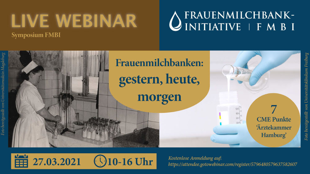 LIVE WEBINAR — Frauenmilchbanken: Gestern, heute, morgen