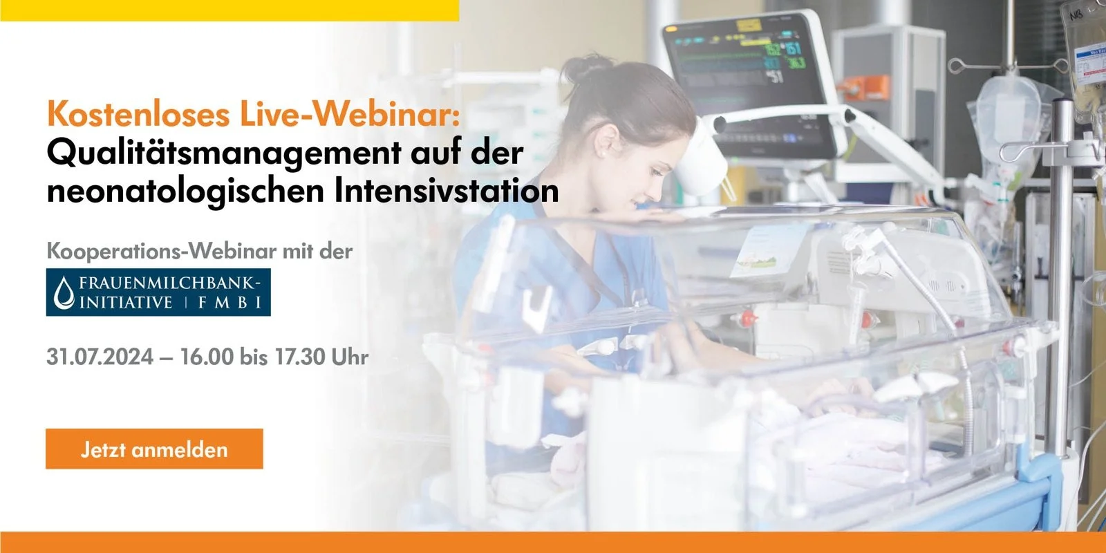 31.07.2024 Webinar: Qualitätsmanagement auf der neonatologischen Intensivstation