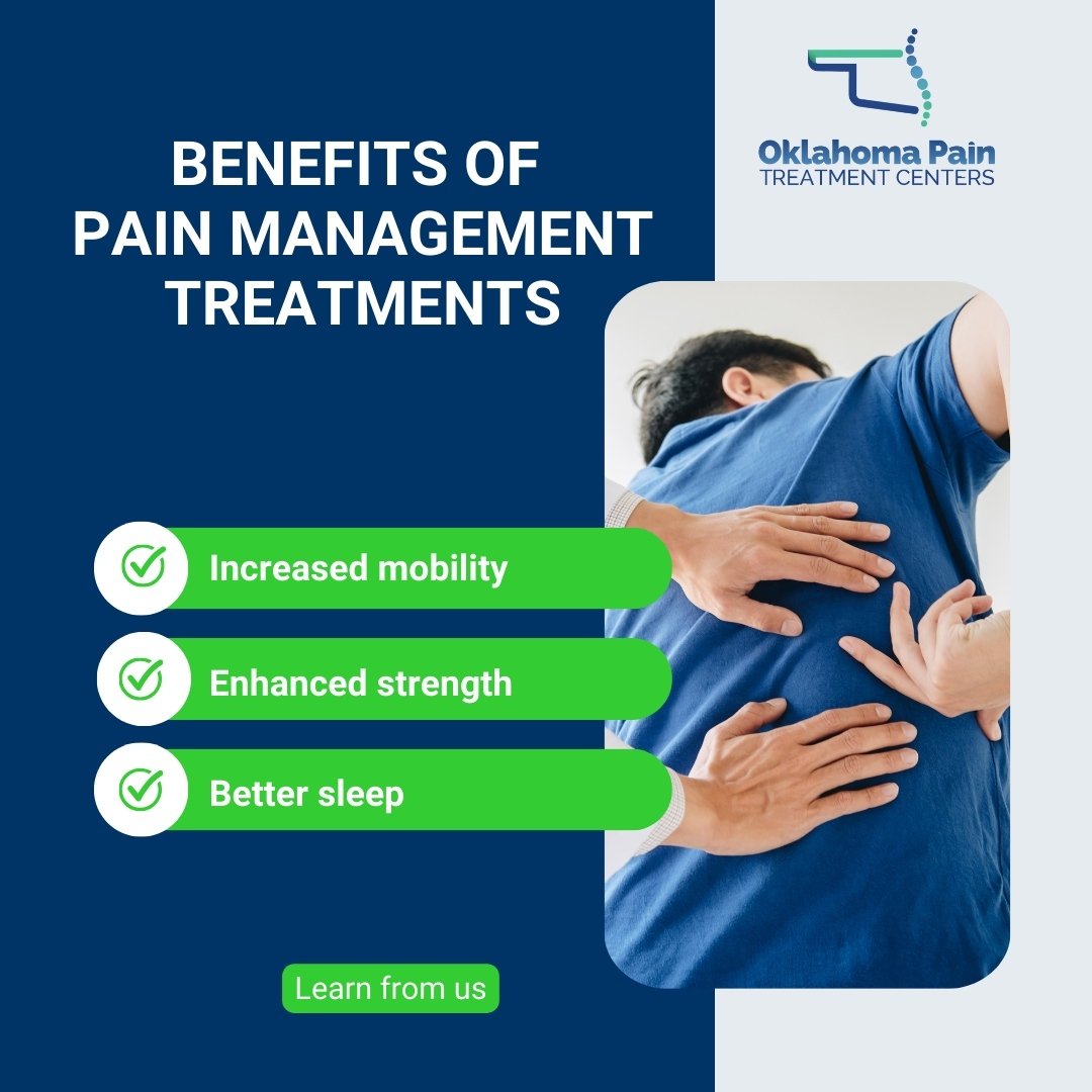 Improved Physical Functioning

Increased mobility: Pain relief can help restore range of motion and flexibility.

Enhanced strength: By reducing pain, individuals can engage in physical therapy and exercise more effectively, leading to improved stren