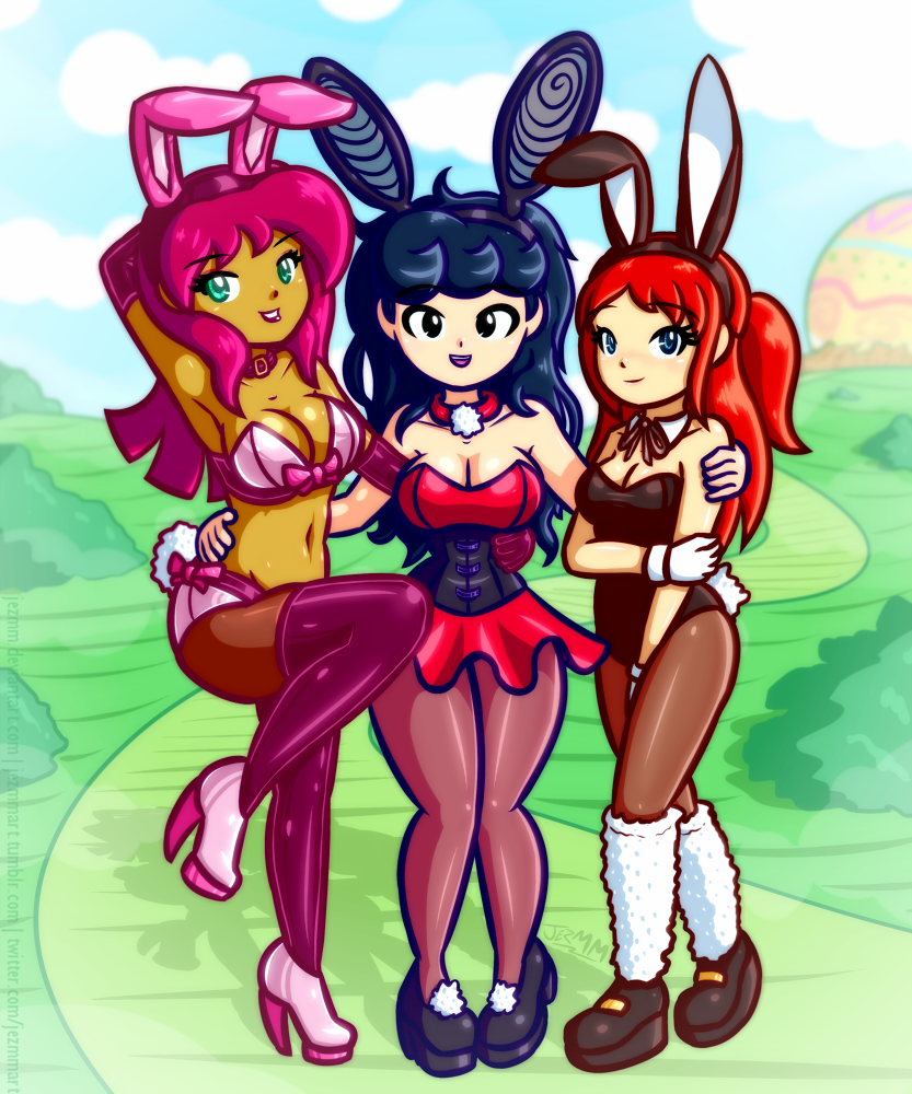 April '17 Pin-Up - Bunny Girls