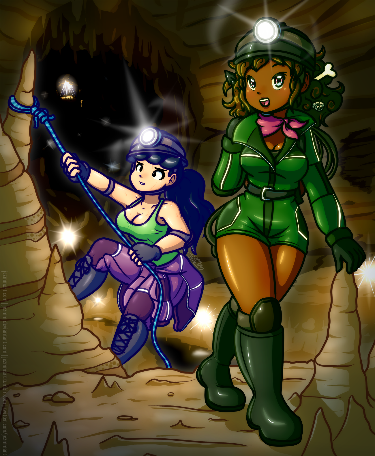 Mar '21 Pin-Up - Cave Explorers 