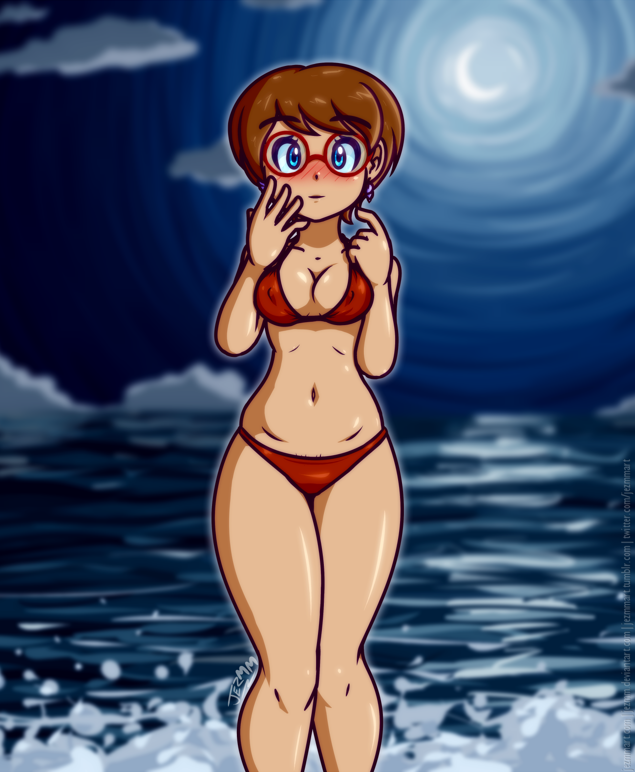 Aug '22 Pin-Up - Beach Swimwear VI Alt 1b