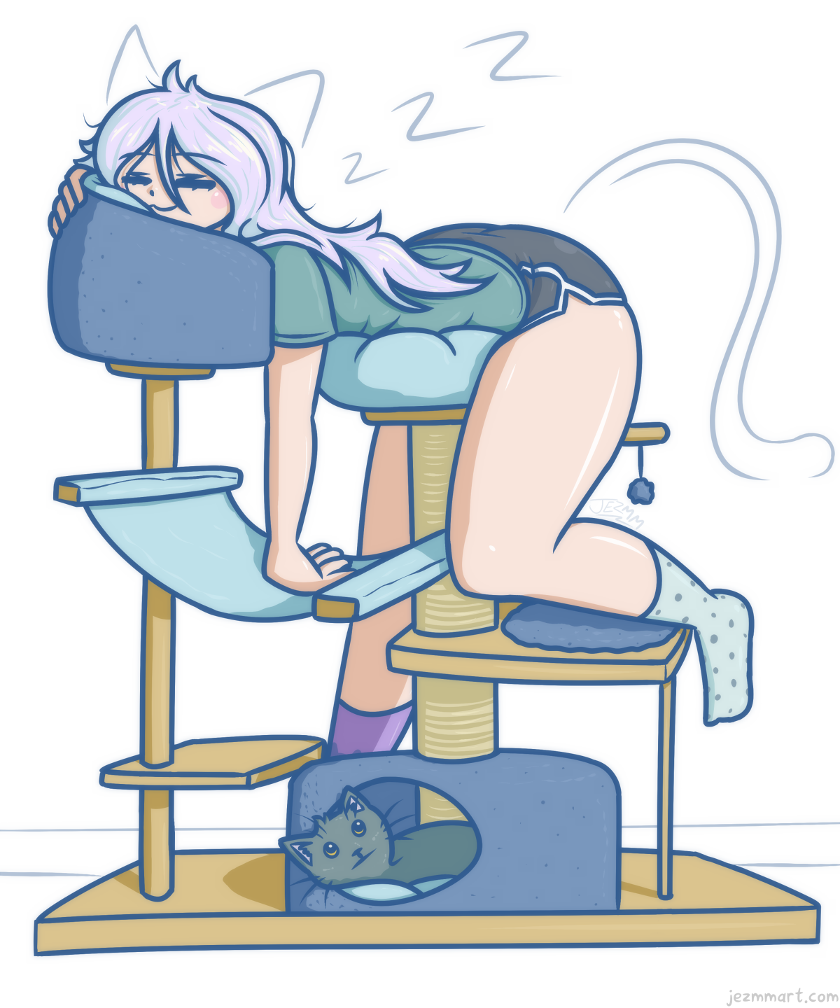 Bedruary Day 23 - Napping Like An Animal