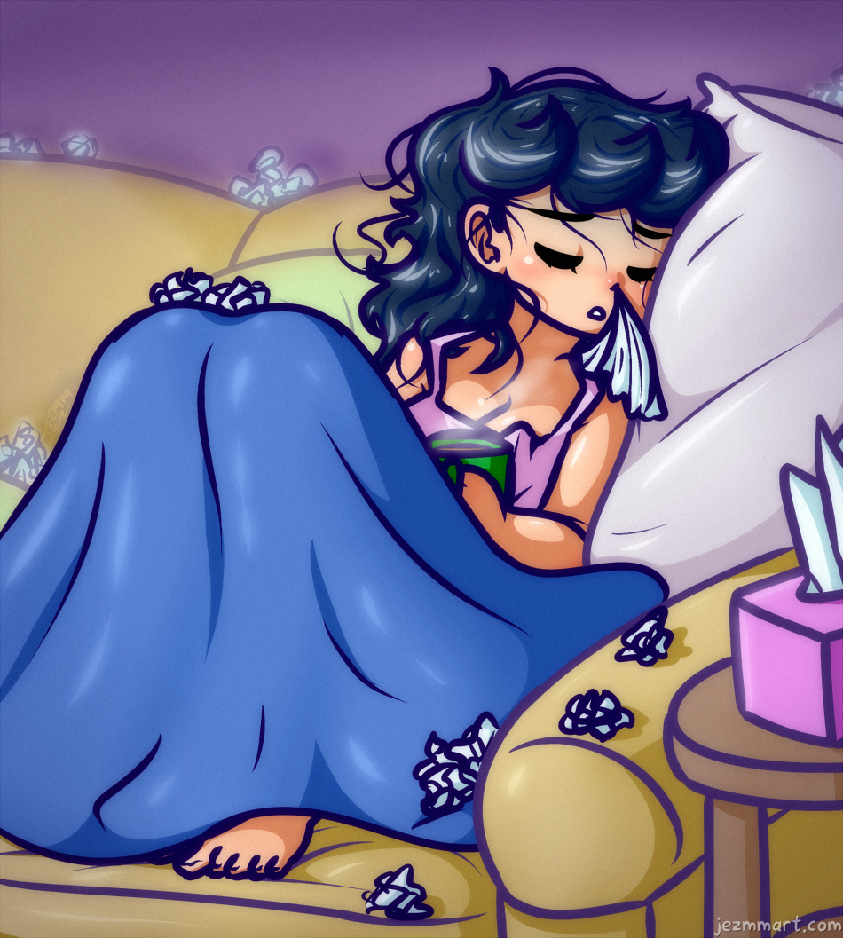 #ApricotCalendar 11 - Sickness