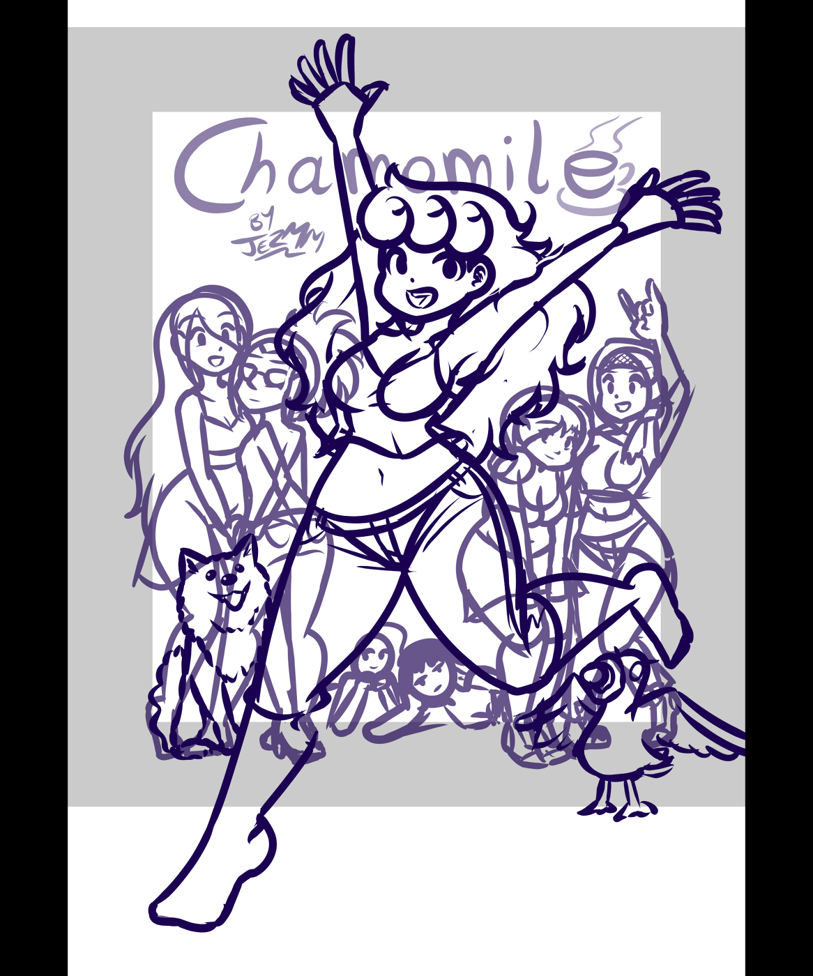 Chamomile - Cover Art 2026 (Bonus: Main Sketch)