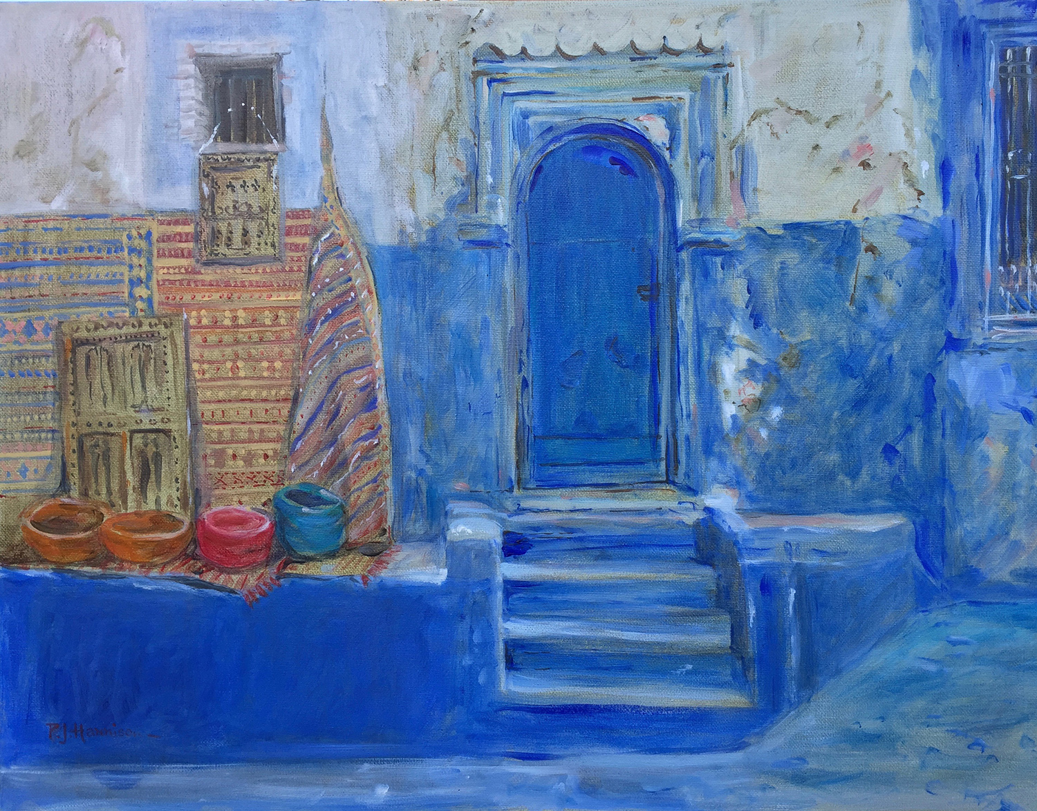 Blue-Door-Morocco-Pink-Harrison-Artist-Broadway-England.jpg