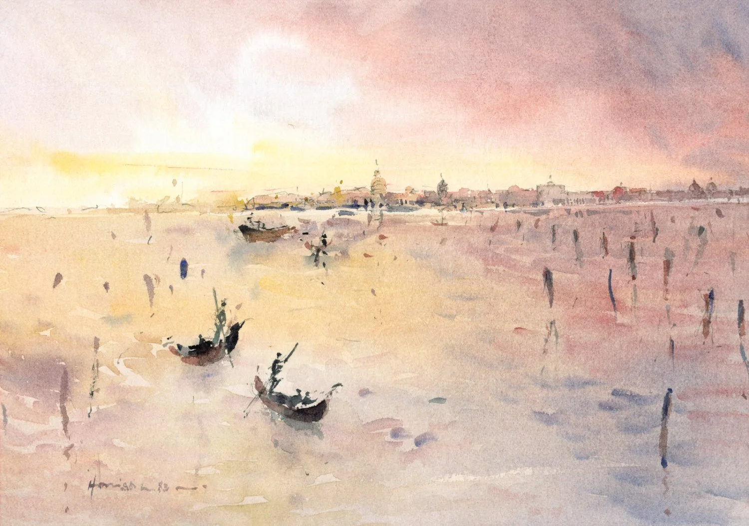 Venetian Sunset  by Michael Henry Harrison ~ 50 Limited Edition Prints