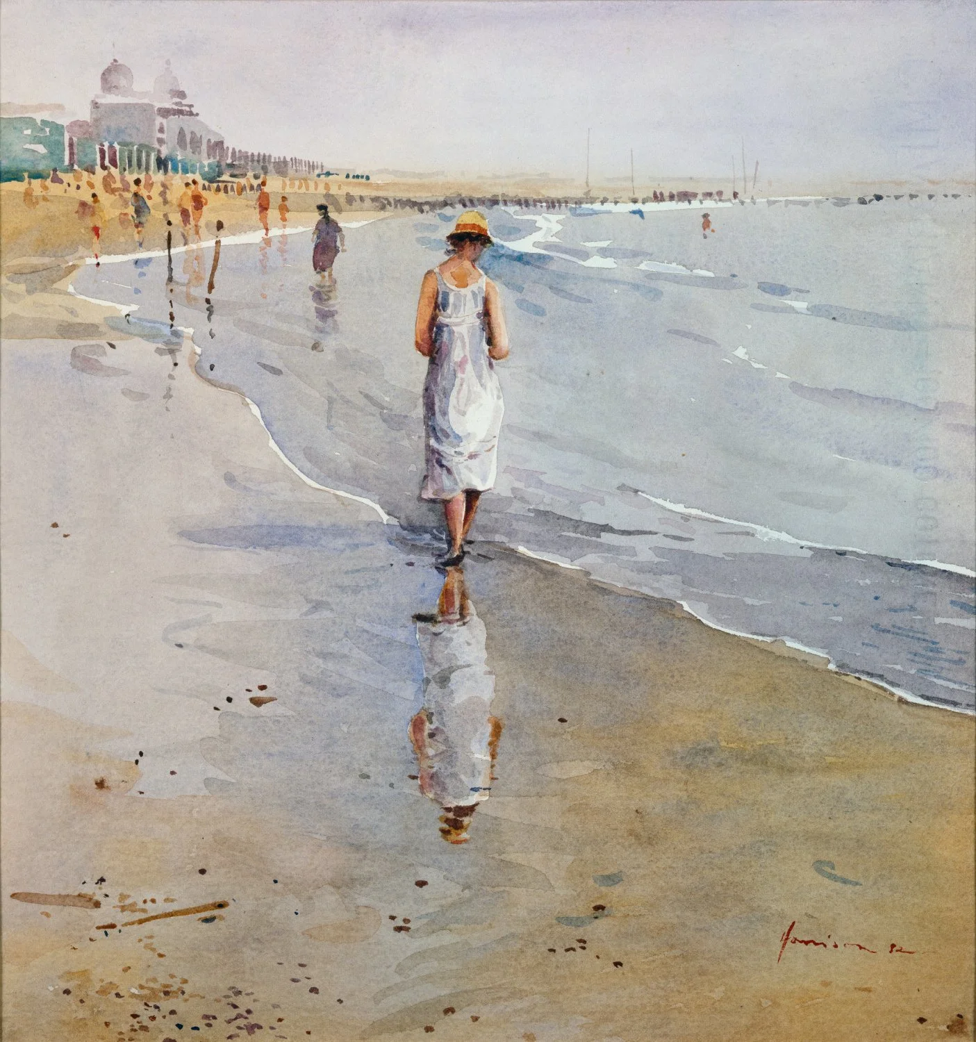 Reflections, Venice Lido by Michael Henry Harrison ~ 50 Limited Edition Prints