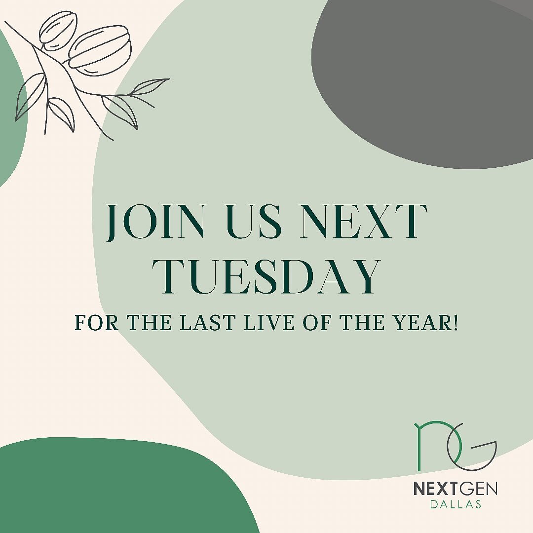 Join us next Tuesday on the NextGen Exclusive FB page for our last live of the year! 

We are rescheduling today&rsquo;s Facebook Live and flash sale to next Tuesday, November 16th. Be sure to set a reminder, you won&rsquo;t want to miss this!