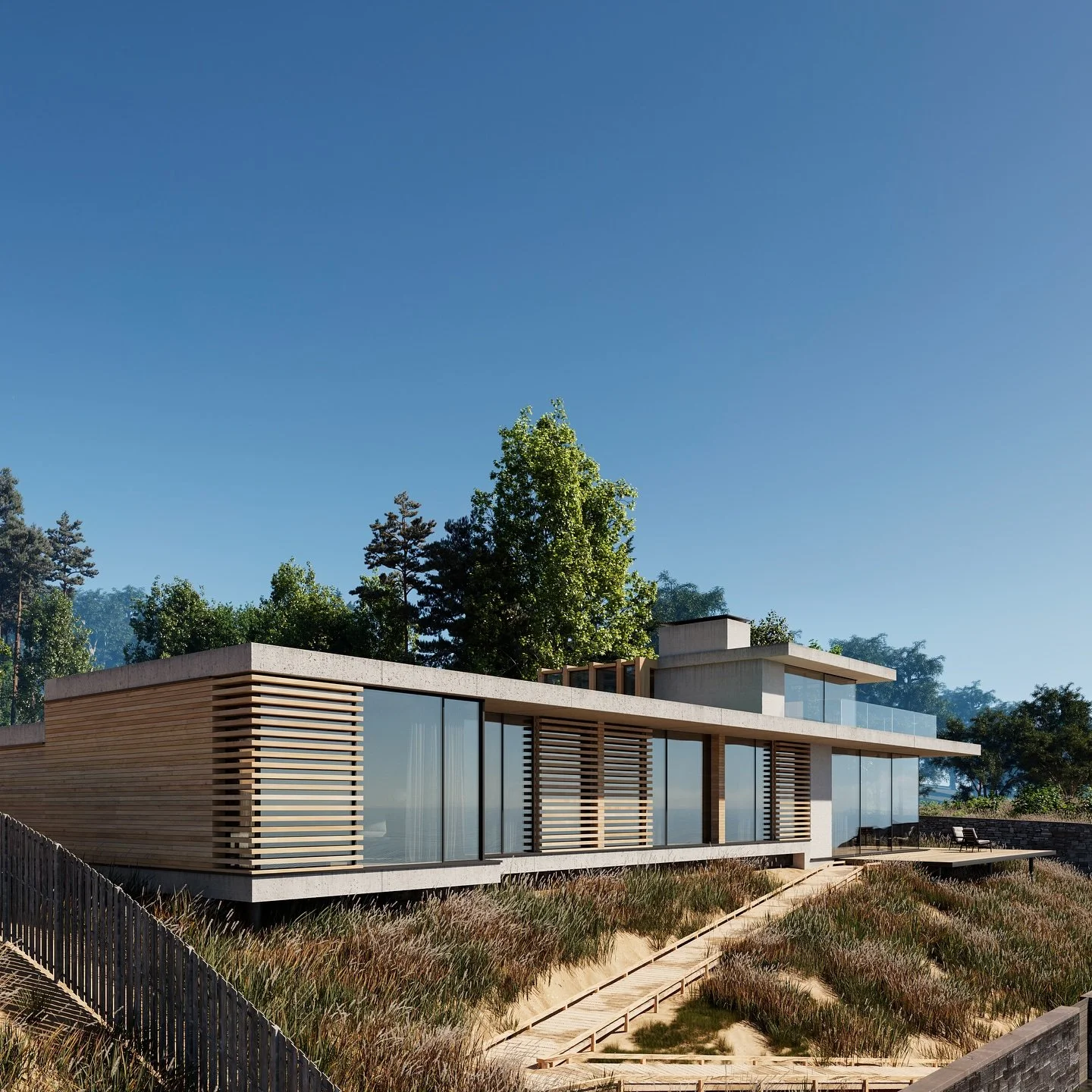 Firthside Beach House : Highland Scotland 

#beach #beachfront #planar #seafront #scotland #highlands #newbuild #modern #home #house #architecture #concept #ocean #forest #woods #dusk #daytime #mist #netflix #design #inteiror #bespoke #larch #scottis