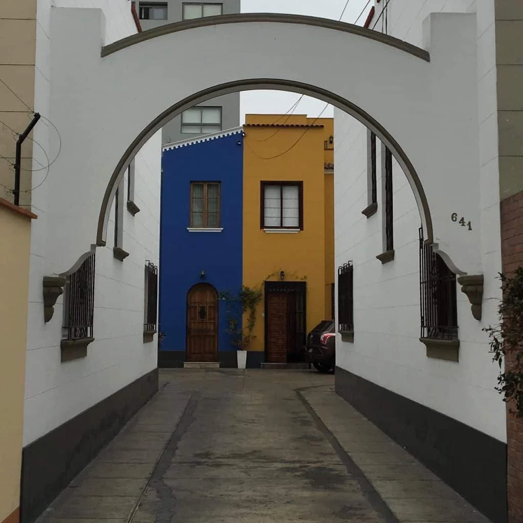 courtyard in lima