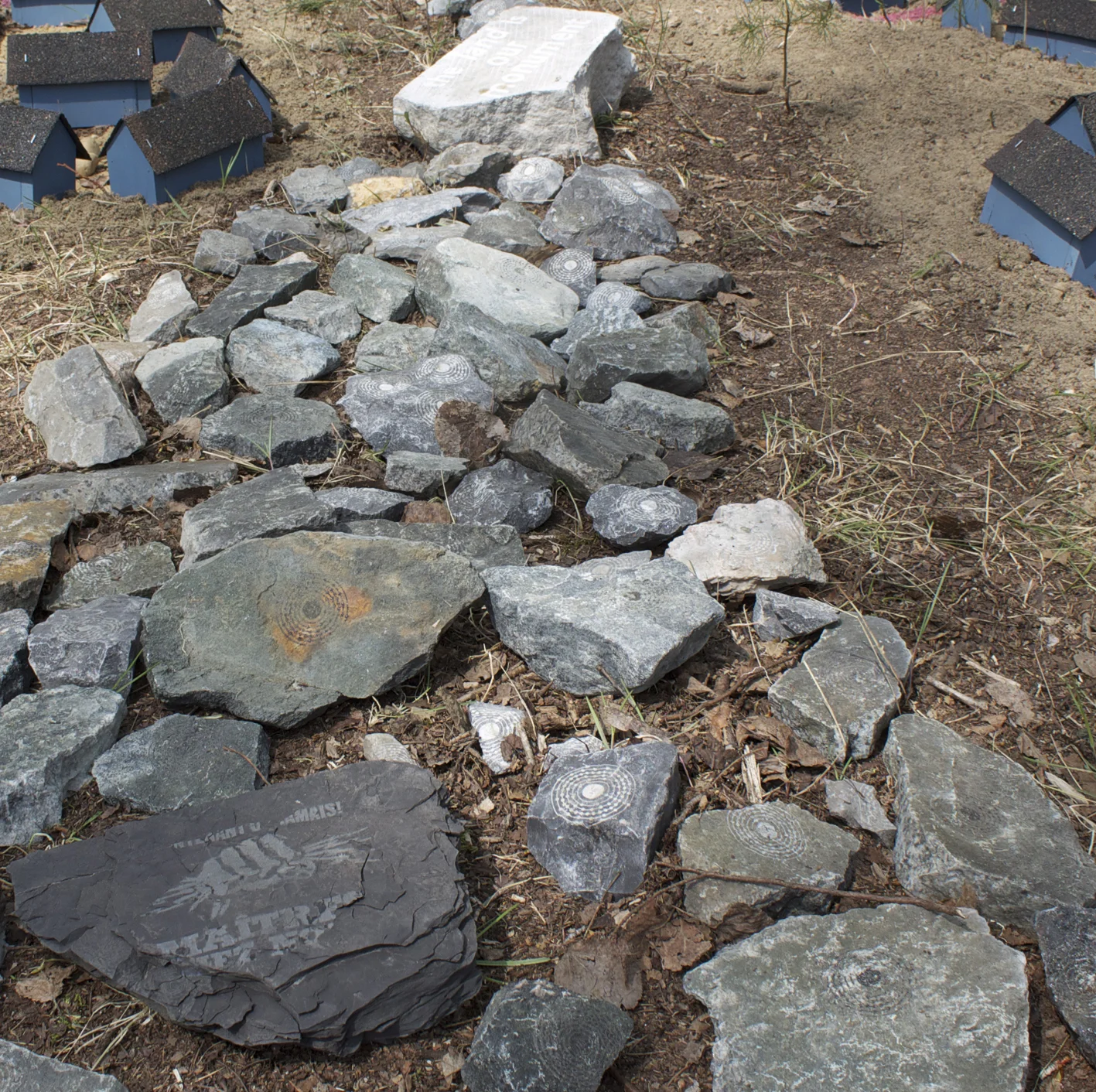 Land art installation @ FIELD WORK, Maberly 2015