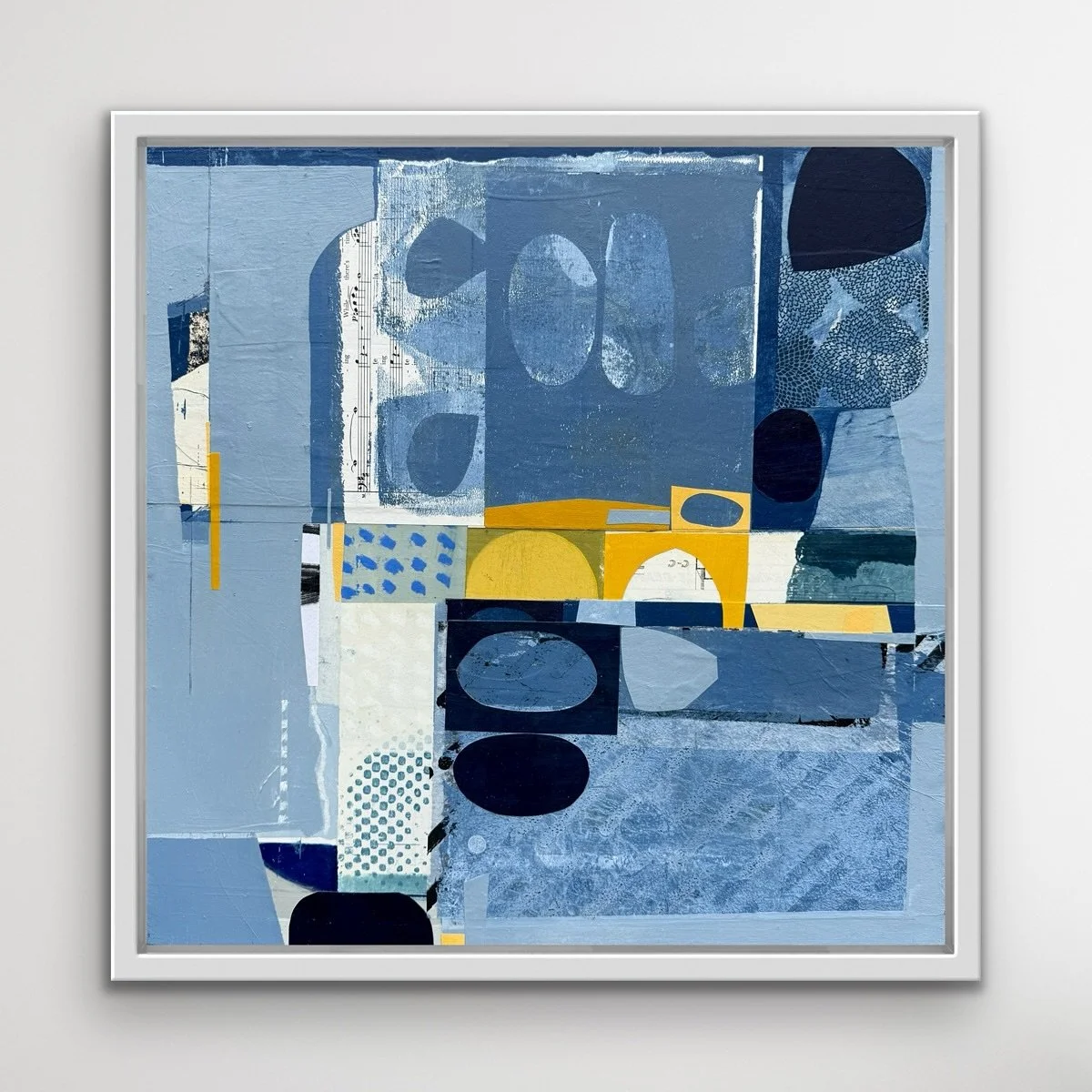 While There&rsquo;s Still Time
16&rdquo;x16&rdquo; acrylic, collage and mixed mediums on panel

#artistlife #justpaintjngs #deborahtcolter #collage #maker