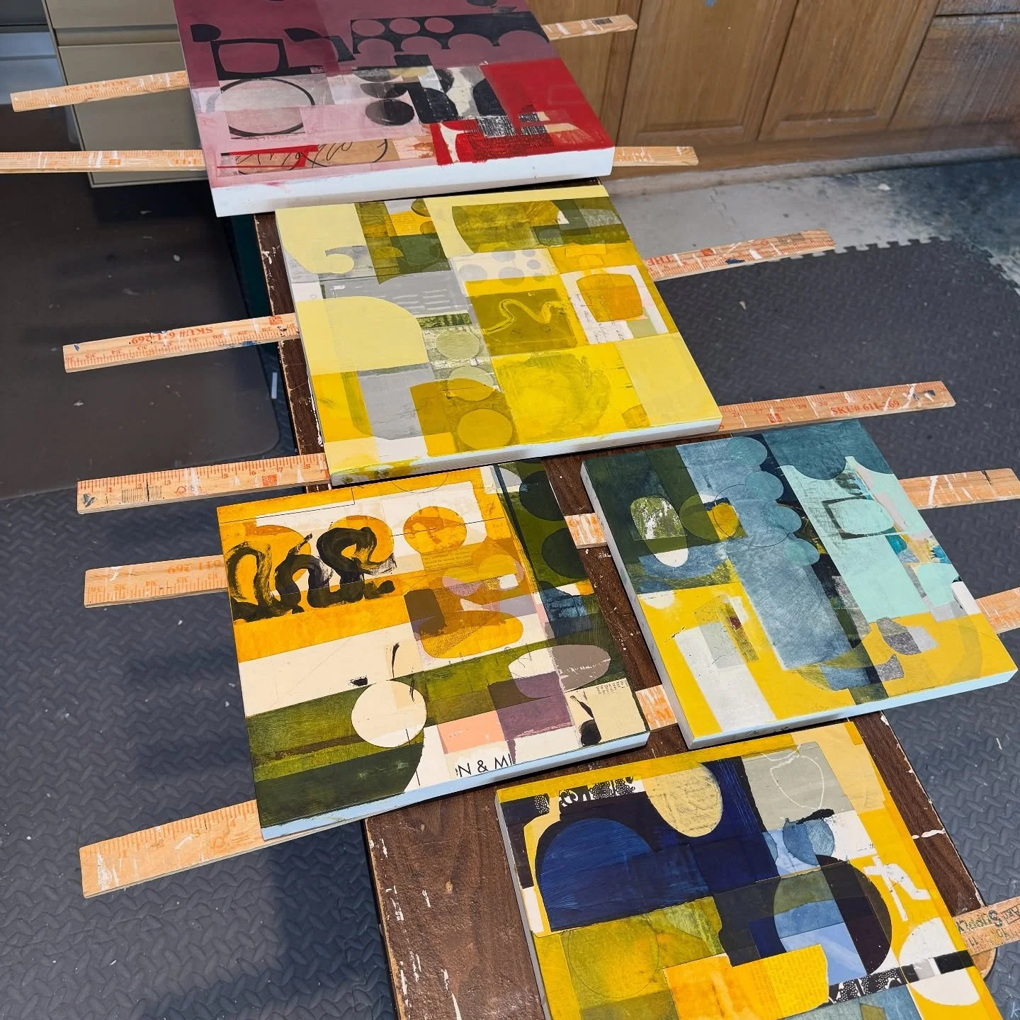 Sometimes I dig into my inventory and pull out some pieces that need new life. I love the idea of changing the karma of works that have slipped through the cracks. New energy, new direction, new breath. 

#artistlife #deborahtcolter #studio #evolve