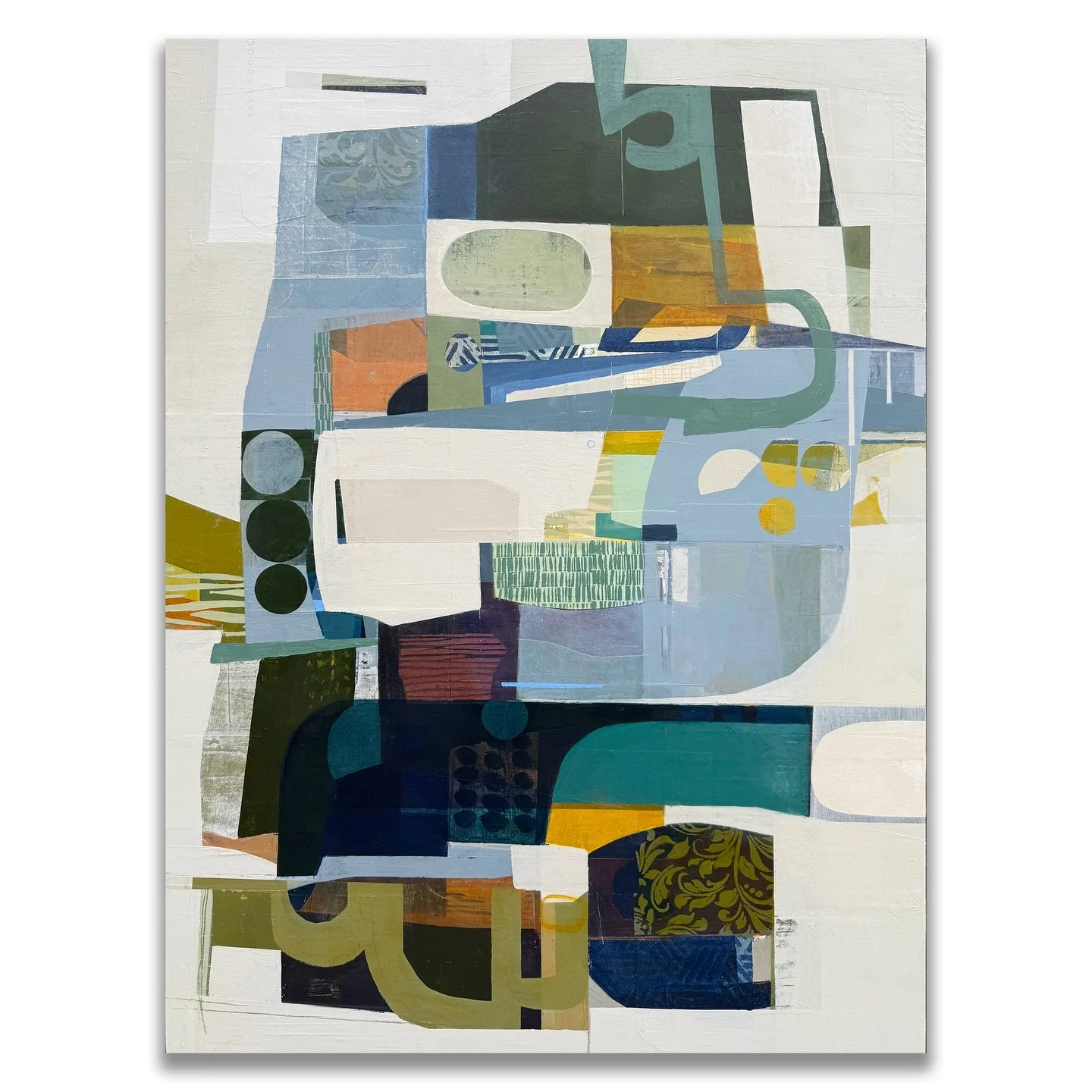 The Long Way Around 
40&rdquo;x30&rdquo; acrylic, collage and mixed mediums on panel
#studiowall 

Contemporary Artist, Artist Life, Modern Abstract, Art Collectors, Art Collectors, Interior Designers, Art Commissions, Art Matters, Contemporary Abstr