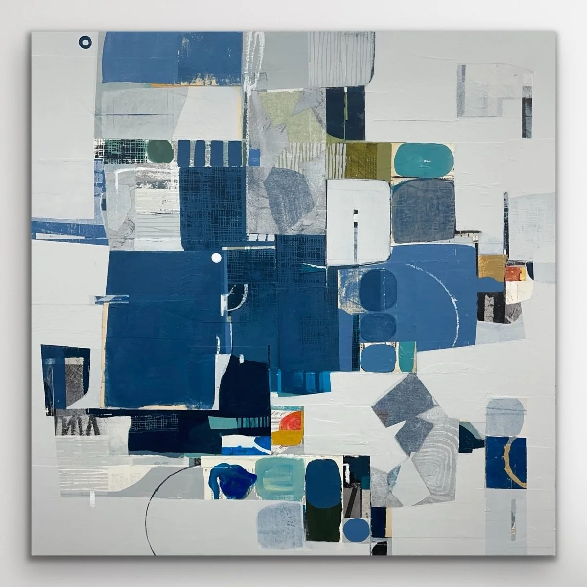 &ldquo;&hellip;These days I&rsquo;ll sit on cornerstones
And count the time in quarter tones to ten&hellip;&rdquo; -J. Browne

These Days
36&rdquo;x 36&rdquo; acrylic, collage and mixed mediums on panel
Currently on view and available @louisagmv
Mart