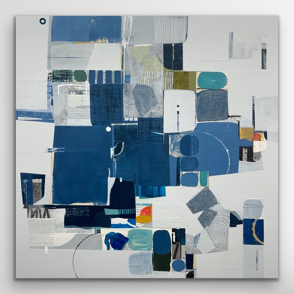 &ldquo;&hellip;These days I&rsquo;ll sit on cornerstones
And count the time in quarter tones to ten&hellip;&rdquo; -J. Browne

These Days
36&rdquo;x 36&rdquo; acrylic, collage and mixed mediums on panel
Currently on view and available @louisagmv
Mart