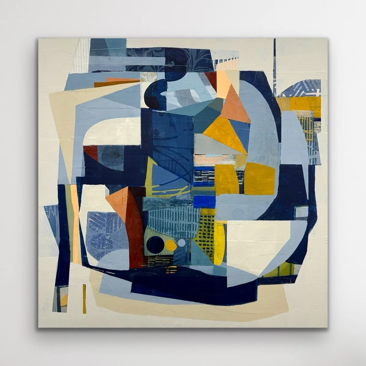 Through it all&hellip;

Mending Joy
24&rdquo;x24&rdquo; acrylic, collage and mixed mediums on panel

Abstract, artist life, keep going, live with art, listen. #deborahtcolter