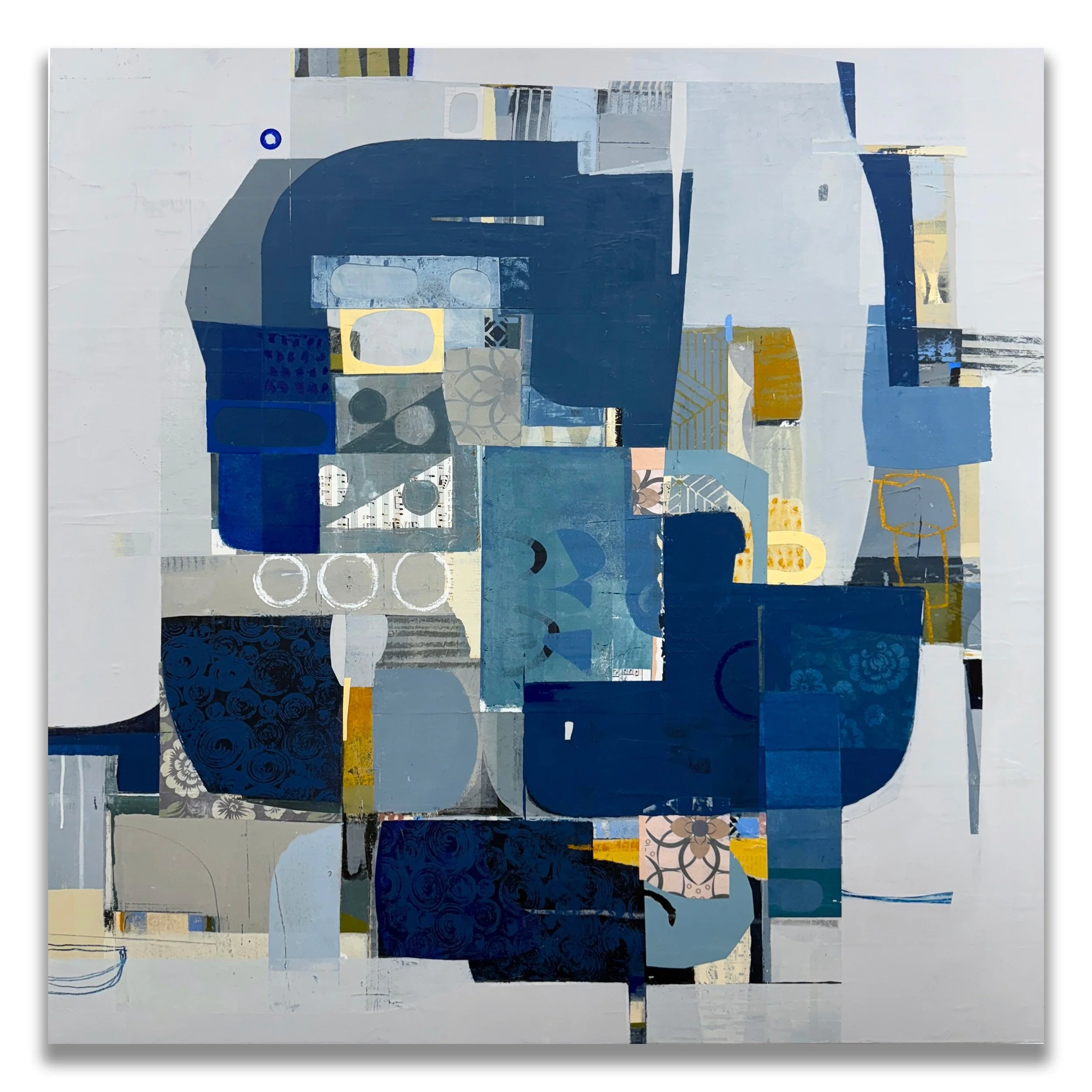 Mozart Blues
40&rdquo;x40&rdquo; acrylic, collage and mixed mediums on panel 

Currently available @palmer_art_inc in #larchmontny 

If this piece speaks to you reach out to Carlos at Palmer Art for further information or DM me for contact info. 

#c