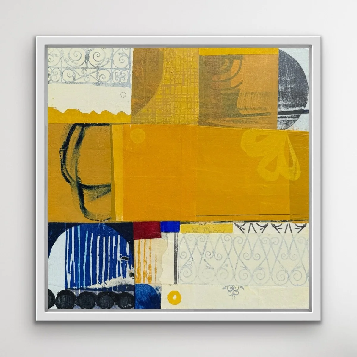 Afternoon Stroll 
12&rdquo;x12&rdquo;acrylic, collage and mixed mediums on panel

Does this piece speak to you? It is currently available @tierramargallery in Santa Fe. Live with art. 

Abstract sensibility, small abstract paintings, gallery walls, a