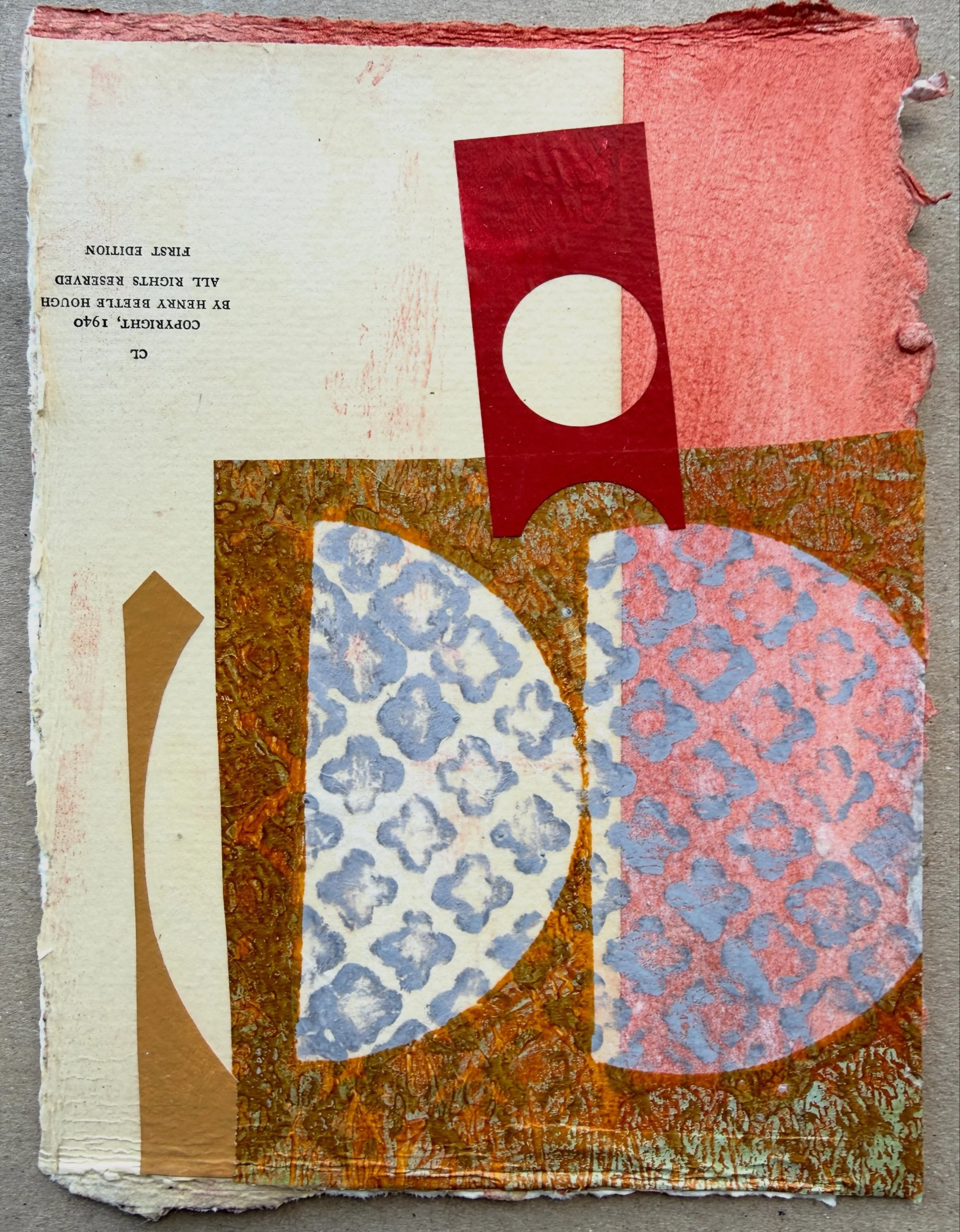 Collage explorations at a retreat in Scotland with friends. @art_fuel_studio #explore #neverstoplearning #create #wander #make