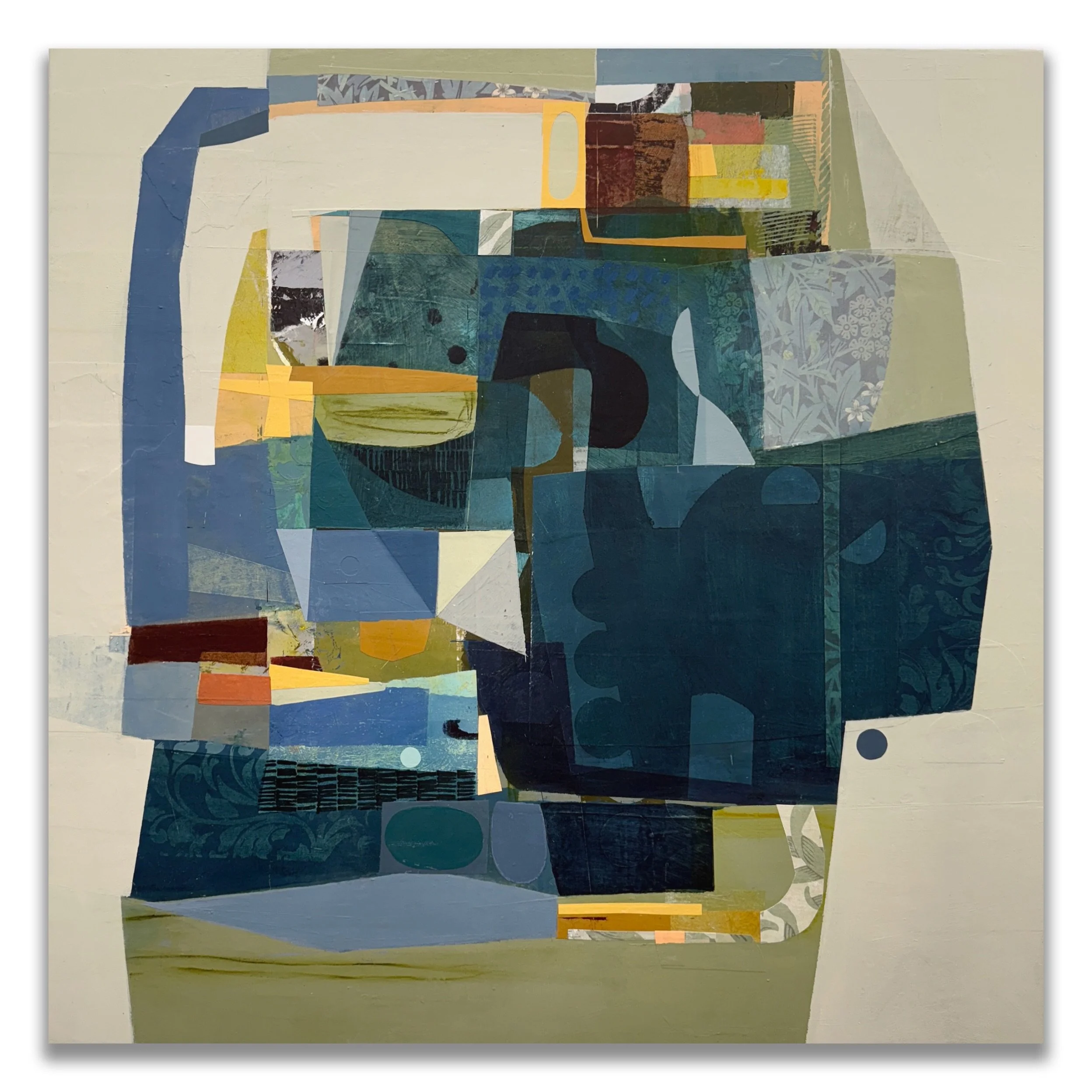 Ode to the Continuum 
30&rdquo;x30&rdquo; acrylic, collage and mixed mediums on panel

Available @tierramargallery Santa Fe #canyonroad #deborahtcolter