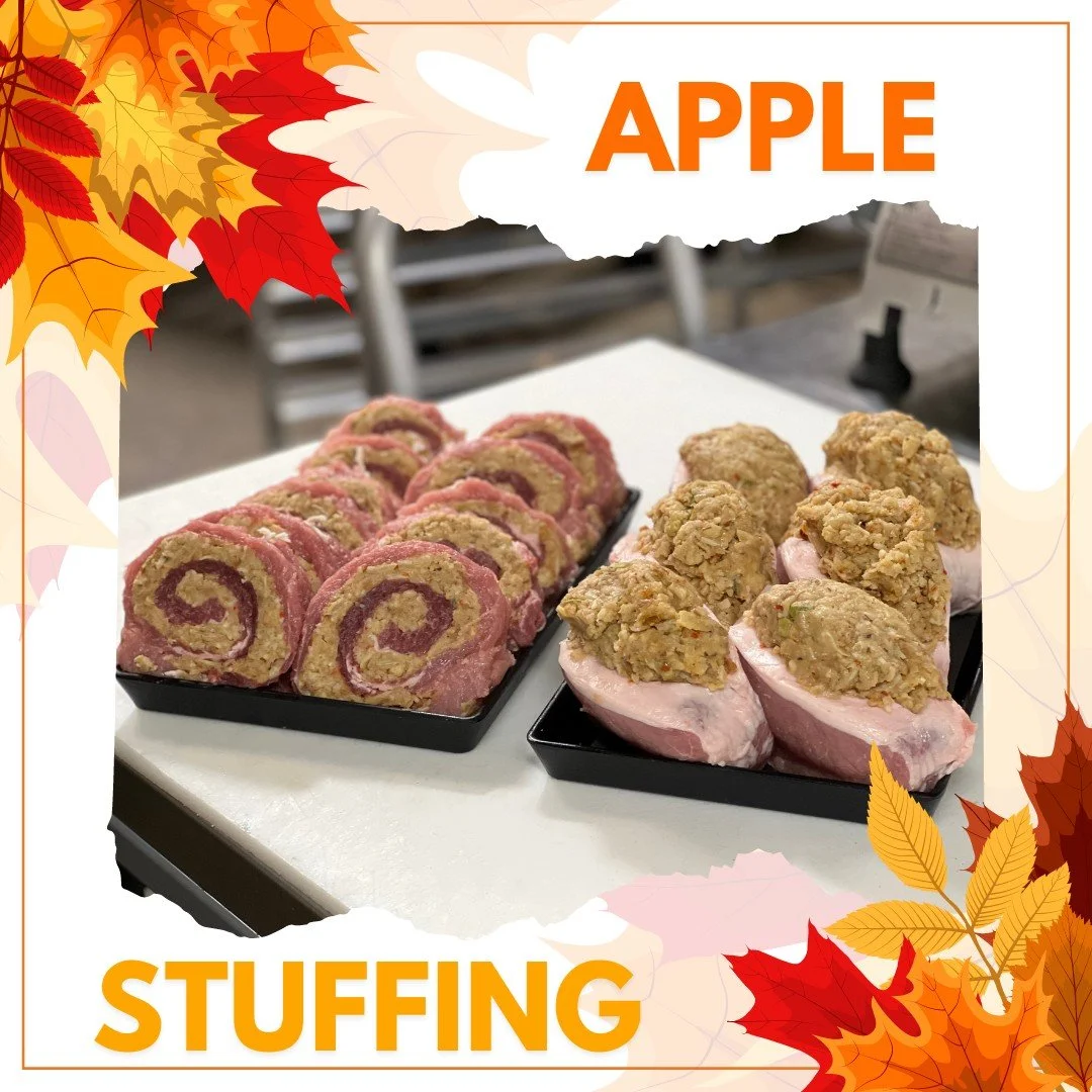 Home-made apple stuffing