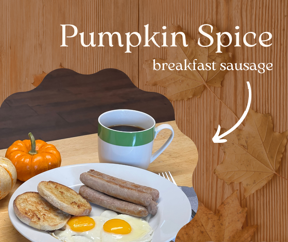 Pumpkin Spice Breakfast Sausage