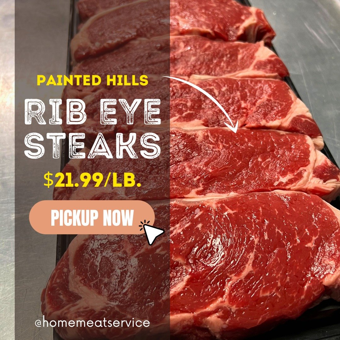 Sizzle into summer with a steal! 🔥 This week only, get your hands on premium Painted Hills Natural Beef 𝗥𝗶𝗯𝗲𝘆𝗲 𝗦𝘁𝗲𝗮𝗸𝘀 𝗳𝗼𝗿 𝗷𝘂𝘀𝘁 $𝟮𝟭.𝟵𝟵/𝗹𝗯!

These beauties are marbled to perfection, ready to deliver a restaurant-worthy steak 