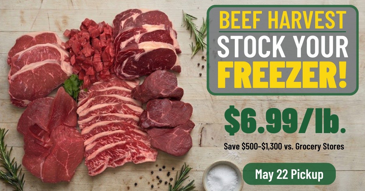 🚨 𝗕𝗘𝗘𝗙 𝗛𝗔𝗥𝗩𝗘𝗦𝗧 🚨 First time buying bulk? Don&rsquo;t sweat it. Ask us how it works-we&rsquo;ll walk you through every step of the process. Call to reserve your share! 📞 (𝟯𝟲𝟬) 𝟰𝟮𝟲-𝟭𝟲𝟰𝟯

𝗪𝗛𝗬 𝗕𝗨𝗬 𝗕𝗨𝗟𝗞?
▶ 🥩 𝗨𝗡𝗕𝗘𝗔𝗧