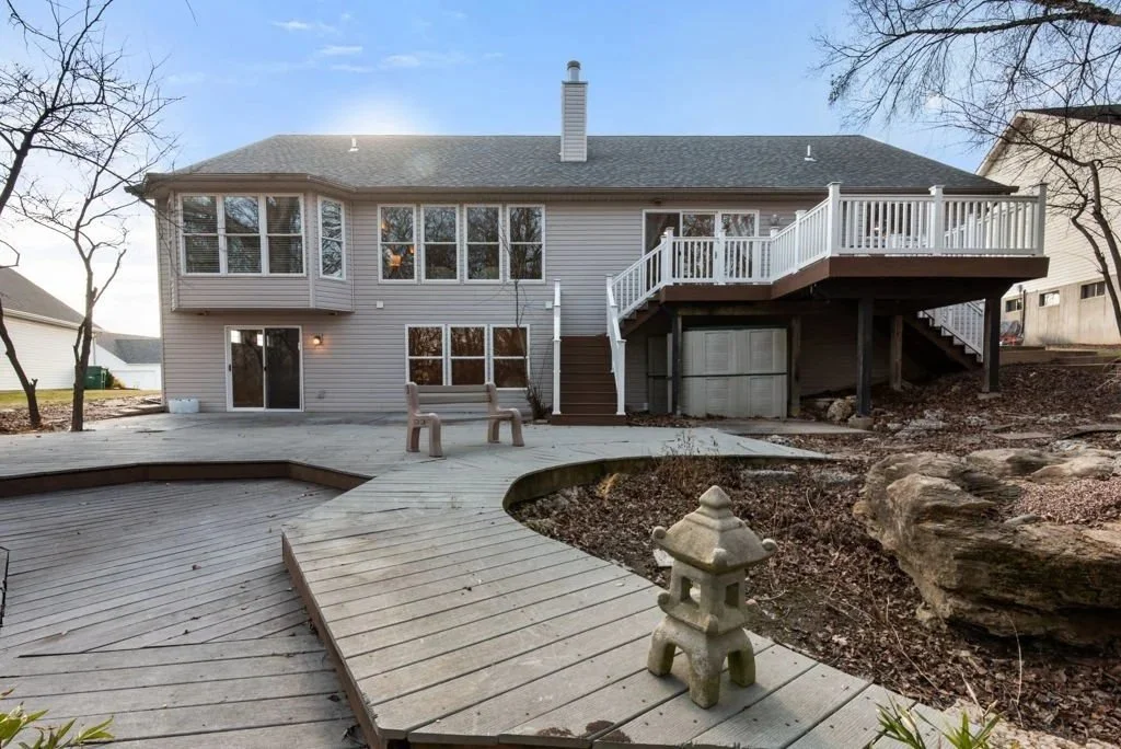 The back of this house had so much privacy!
