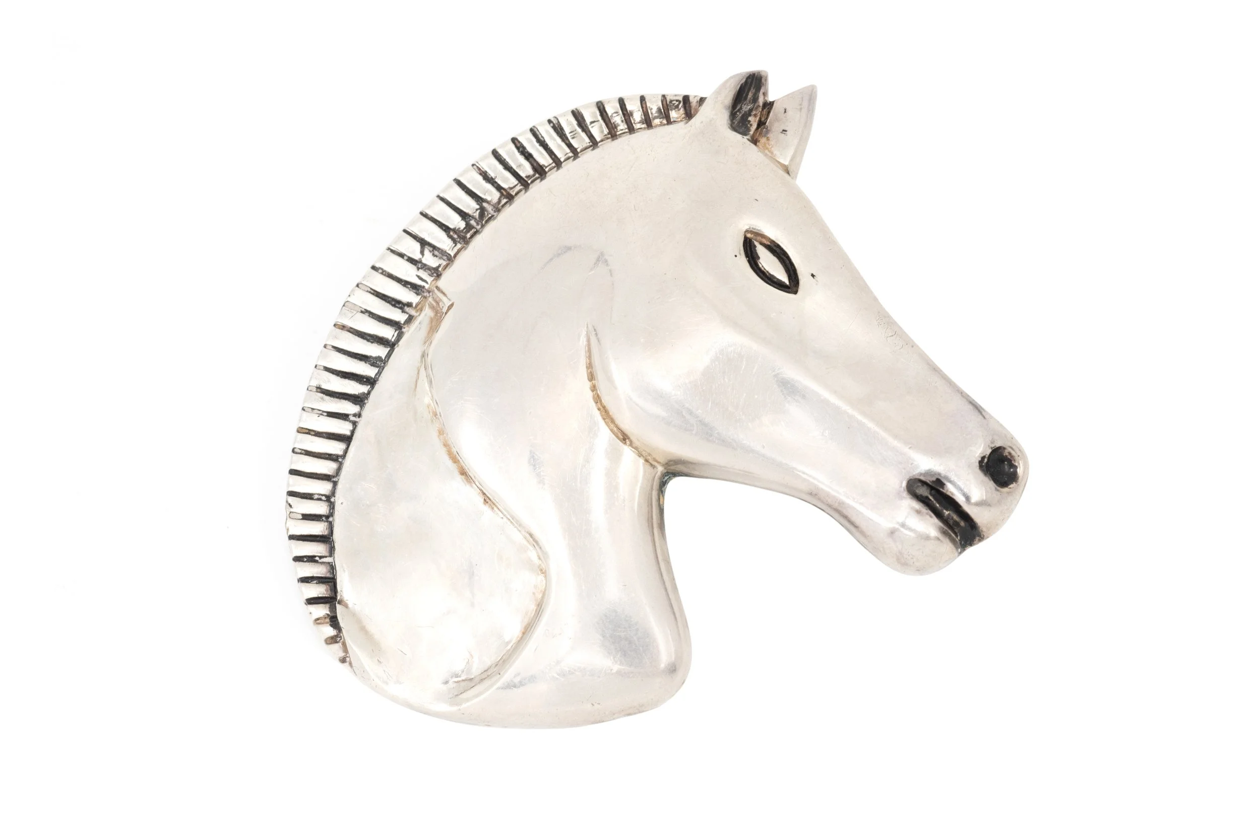 Antonio Pineda Sterling Silver Horse Brooch, c. 1950