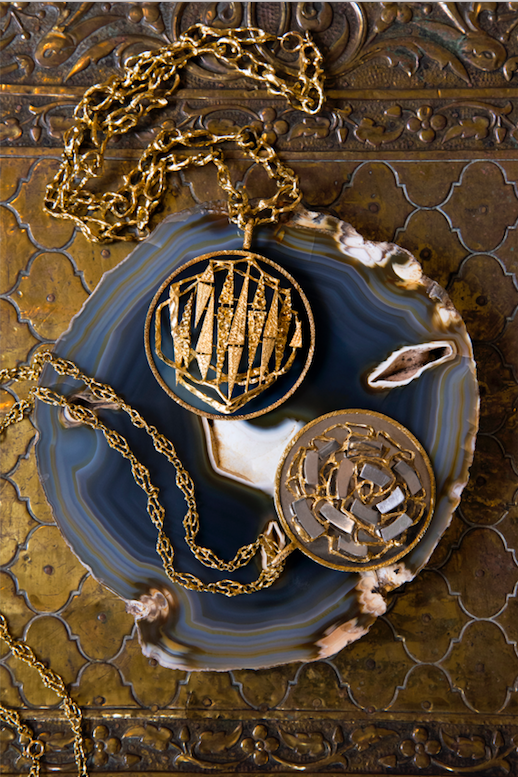 Kutchinsky Gold Abstract Pendant