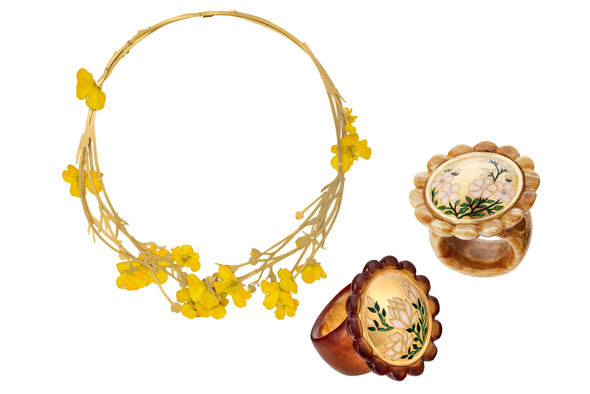 Opening on Monday, November 18, 2019 "A Winter Garden"- New Jewelry by London Designers Alice Cicolini + Christopher Thompson-Royds,  New York Jewelry Week