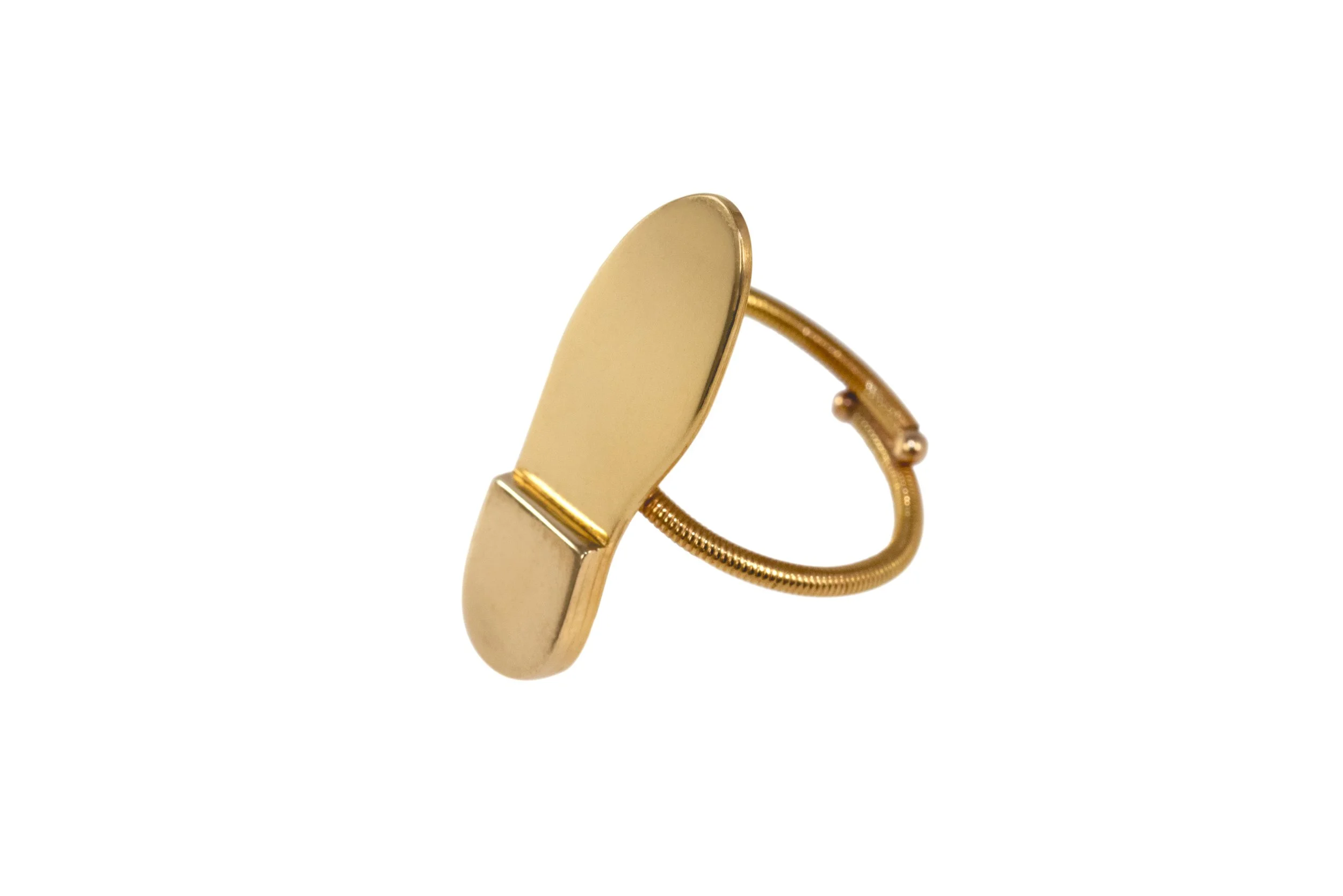 Noma Copley 18K Gold Footprint Ring
