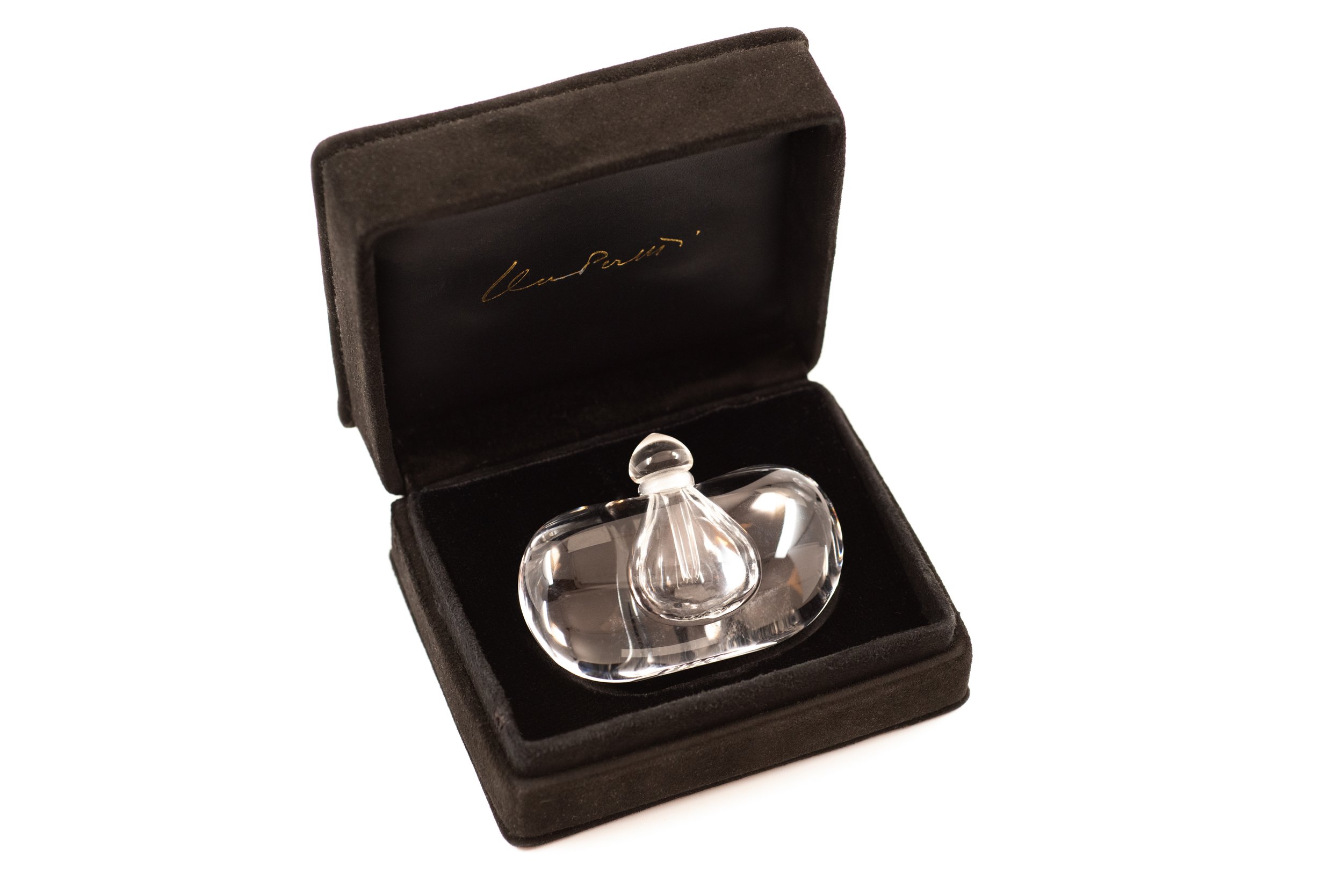Elsa Peretti for Tiffany & Co. Rock Crystal Perfume Bottle., c. 1980