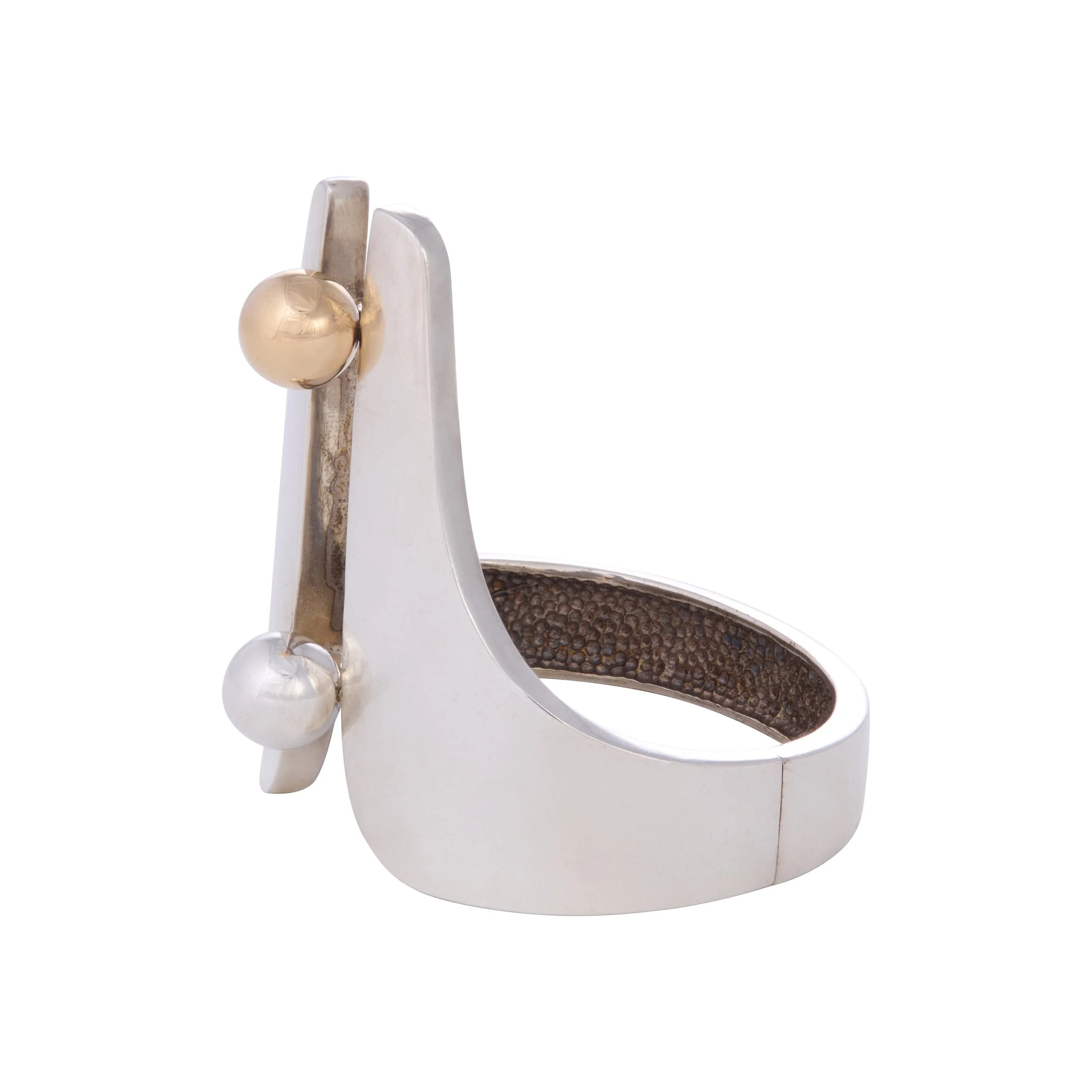 Cartier 14K Yellow Gold and Sterling Silver Bracelet