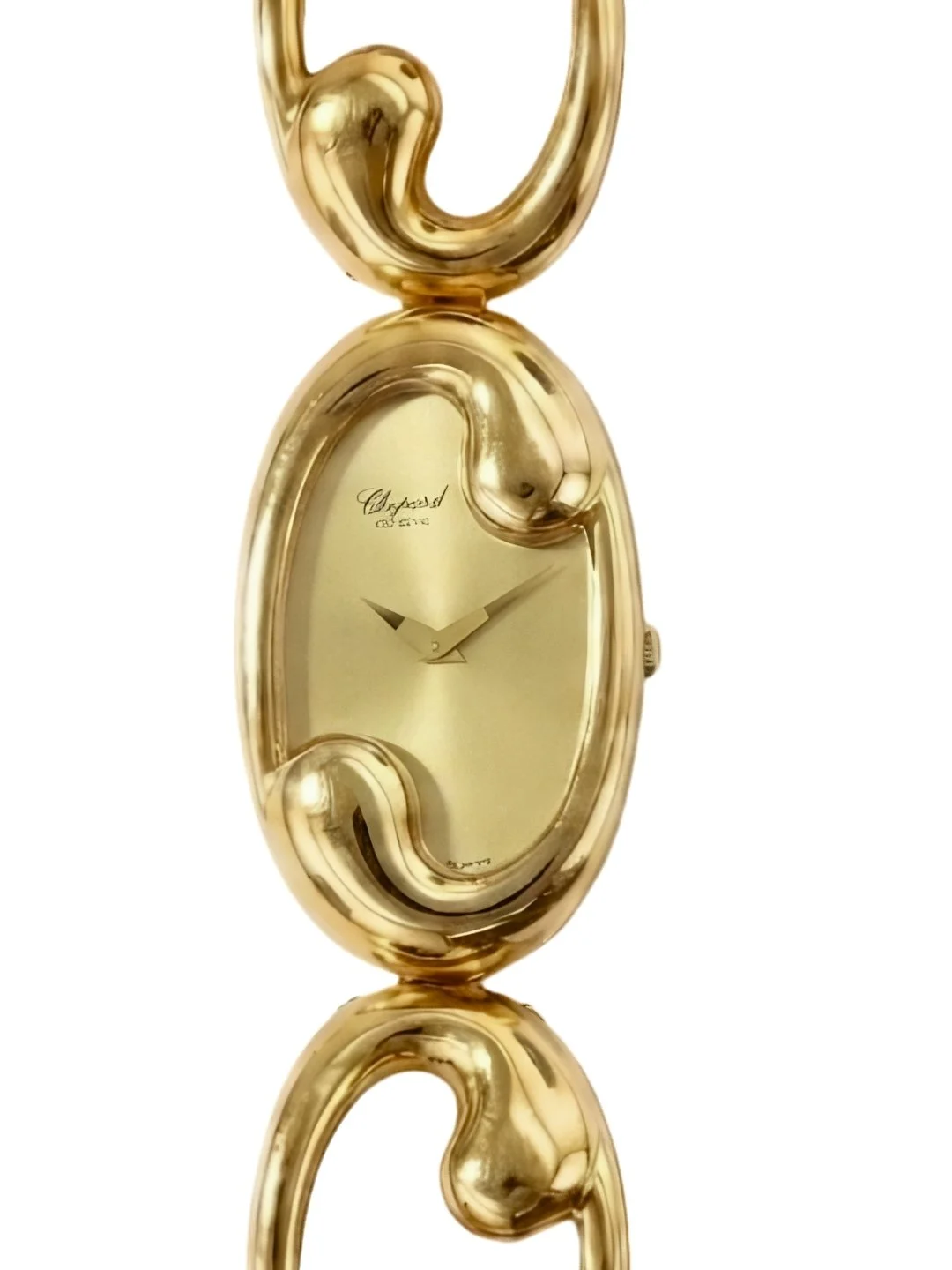 Chopard 18K Gold 22mm x 33mm Manual Watch, c. 1970