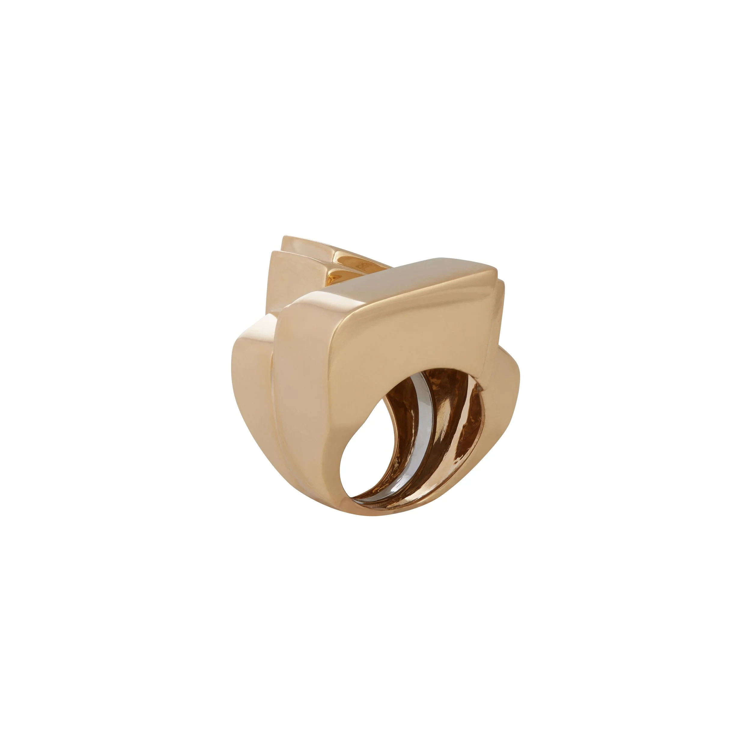 David Webb 18K Ski Slope Ring
