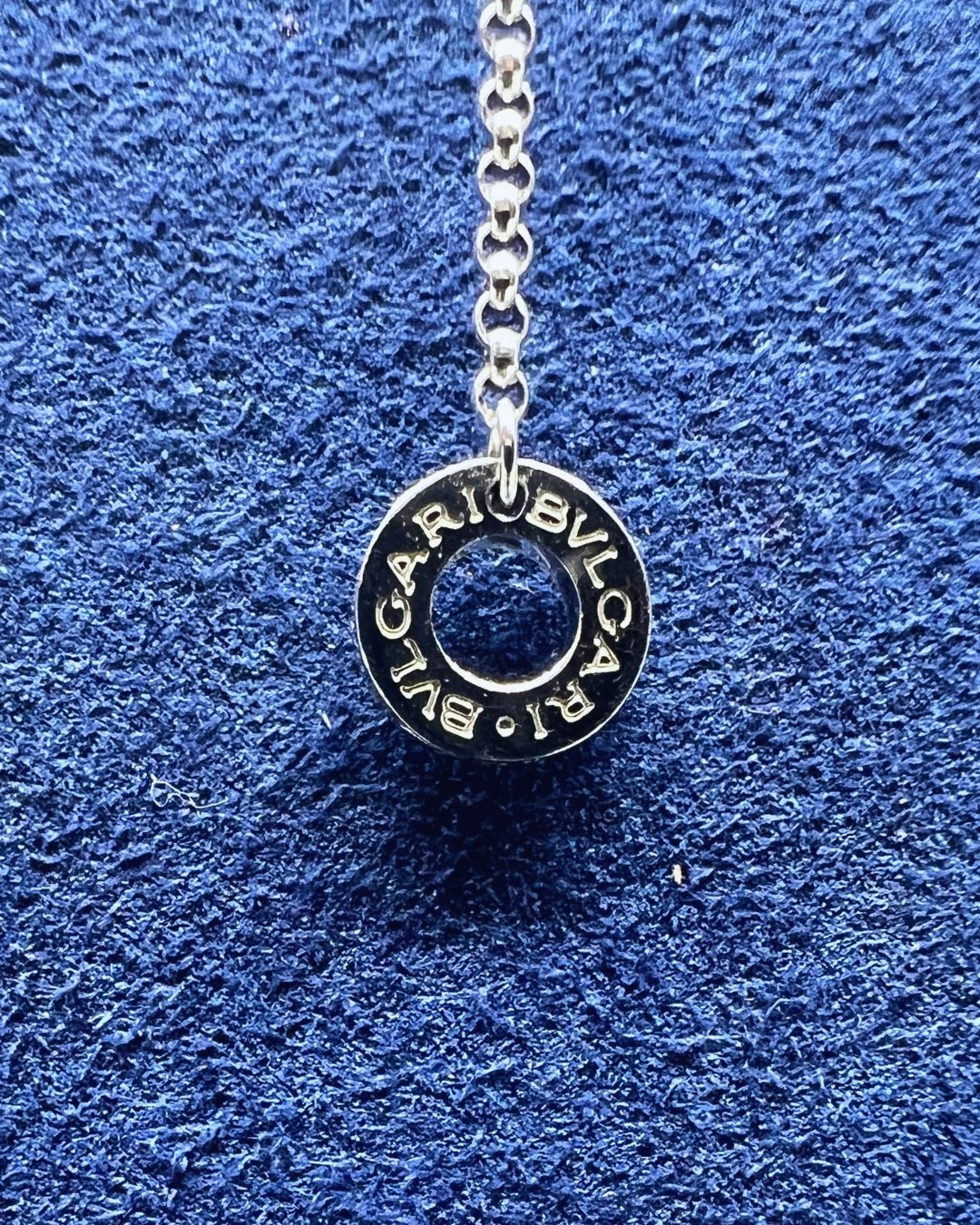 Bulgari 18K White Gold Cuore Heart Necklace