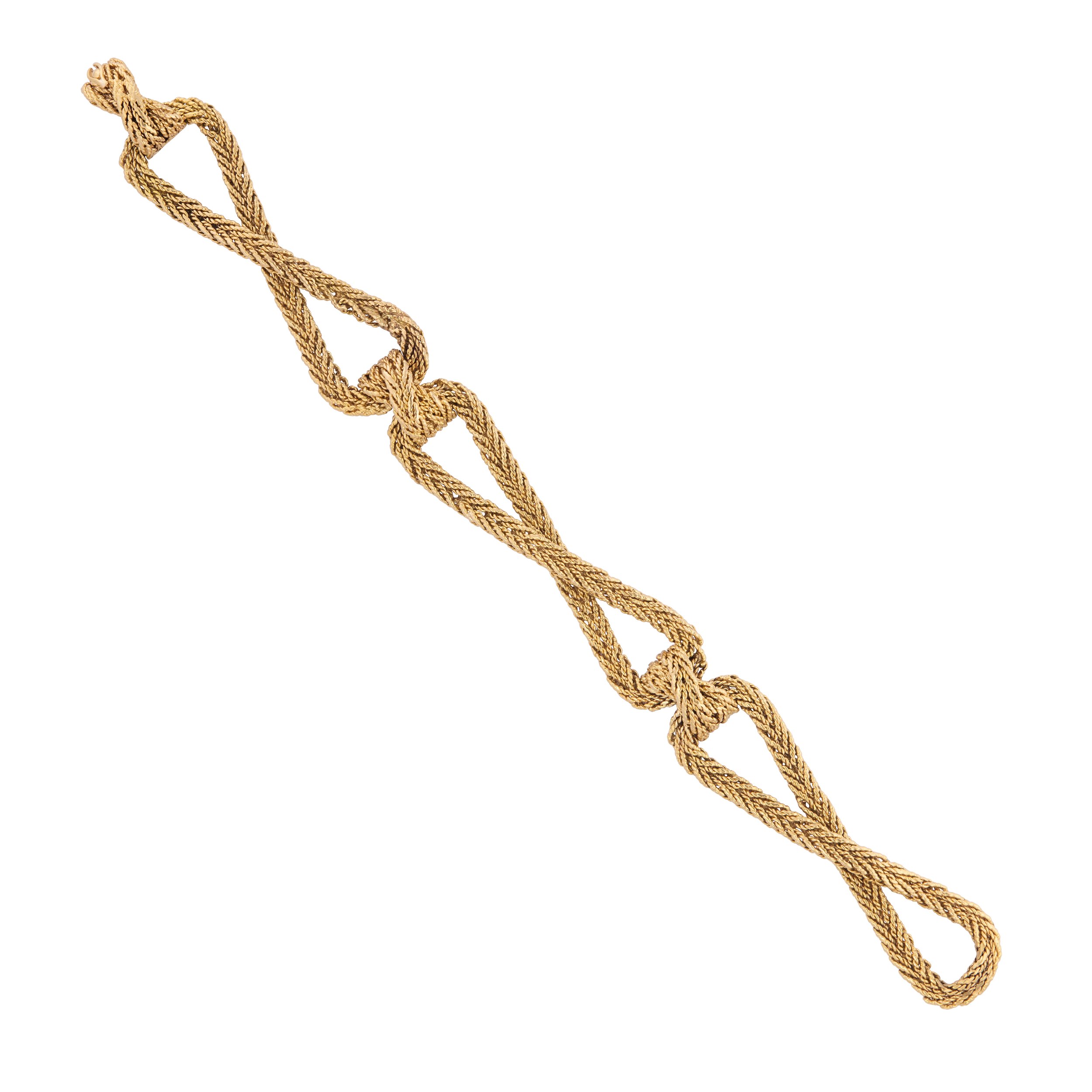 Chaumet 18K Gold Link Bracelet, c. 1970