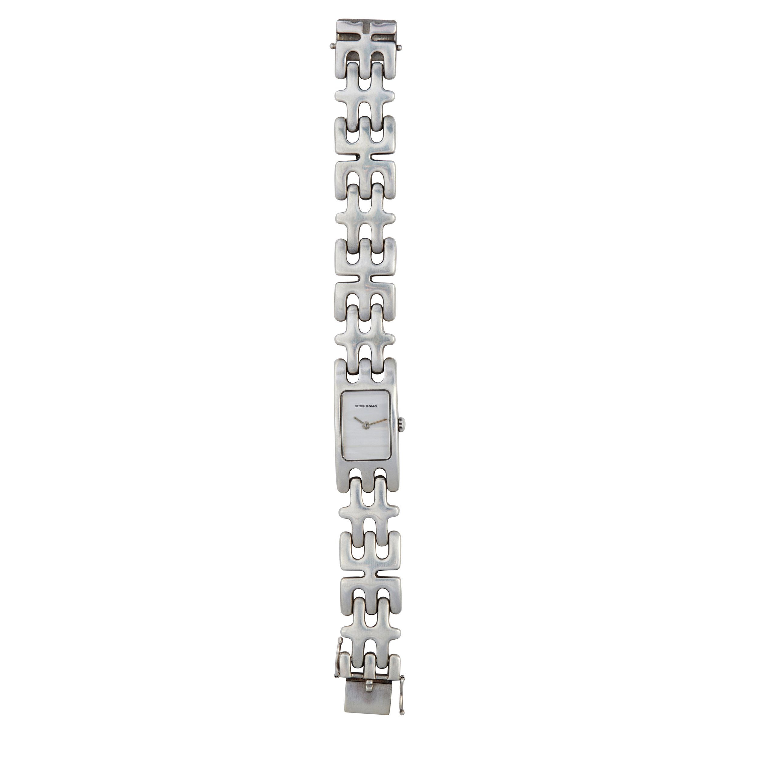 Edvard Kindt-Larsen for Georg Jensen Sterling Silver Watch