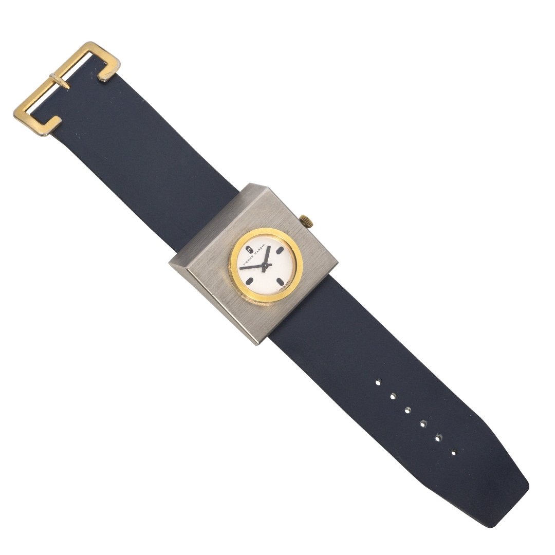 Pierre Cardin Stainless Steel and Gold Vermeil Wristwatch