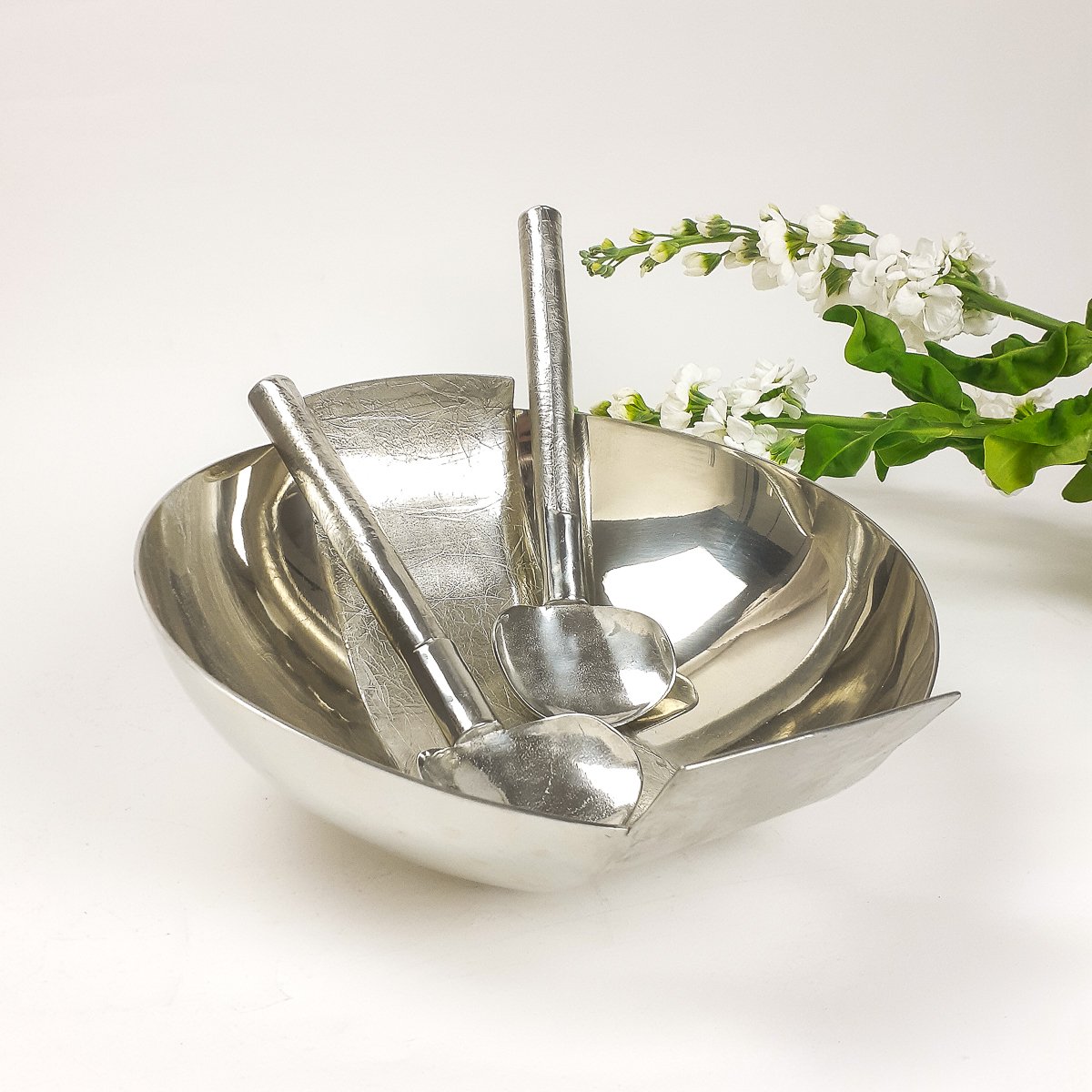 Ella McIntosh Pewter Wedding Registry-Spoon and bowl set.jpg