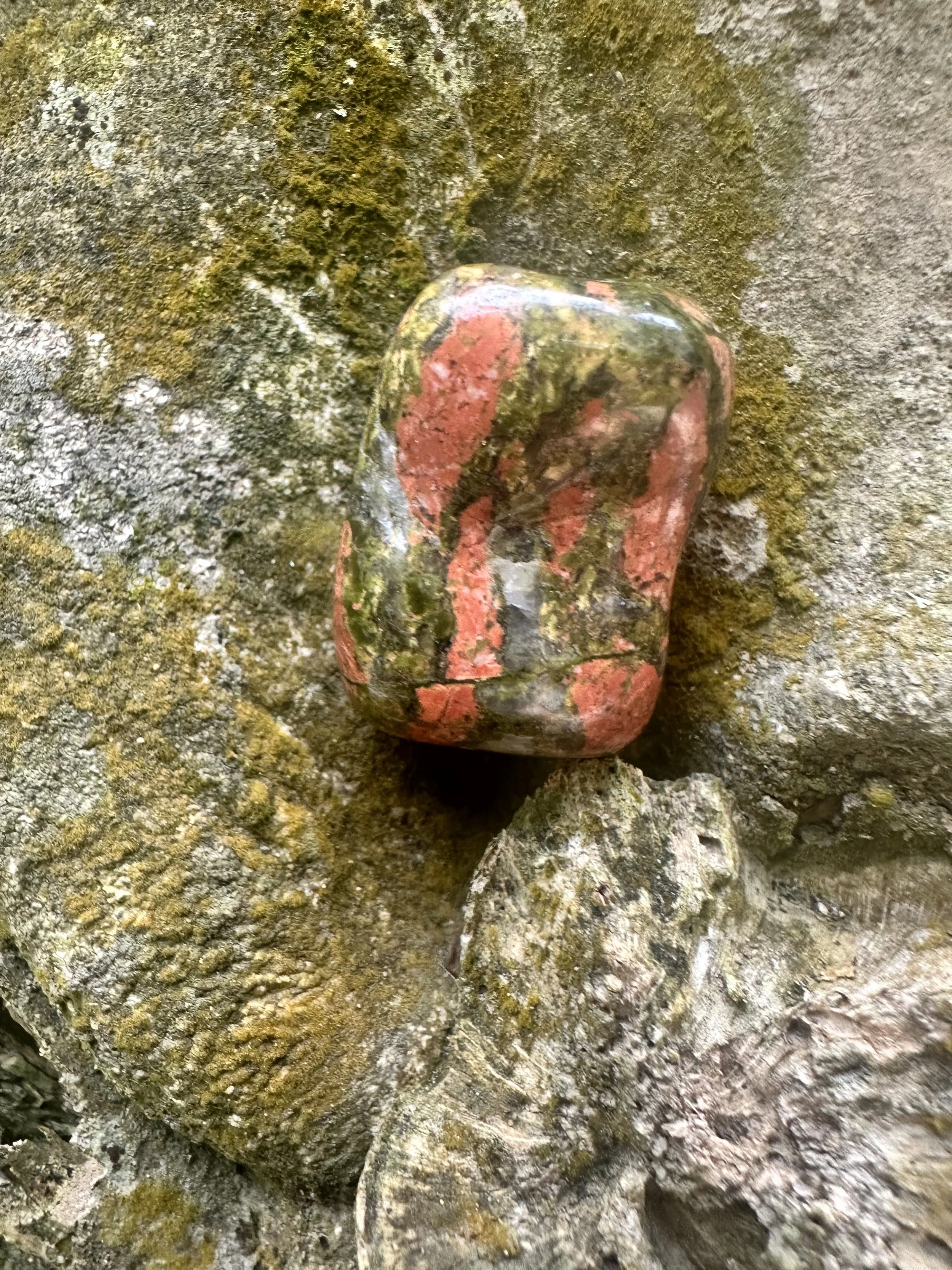 Unakite - Pocket Stone