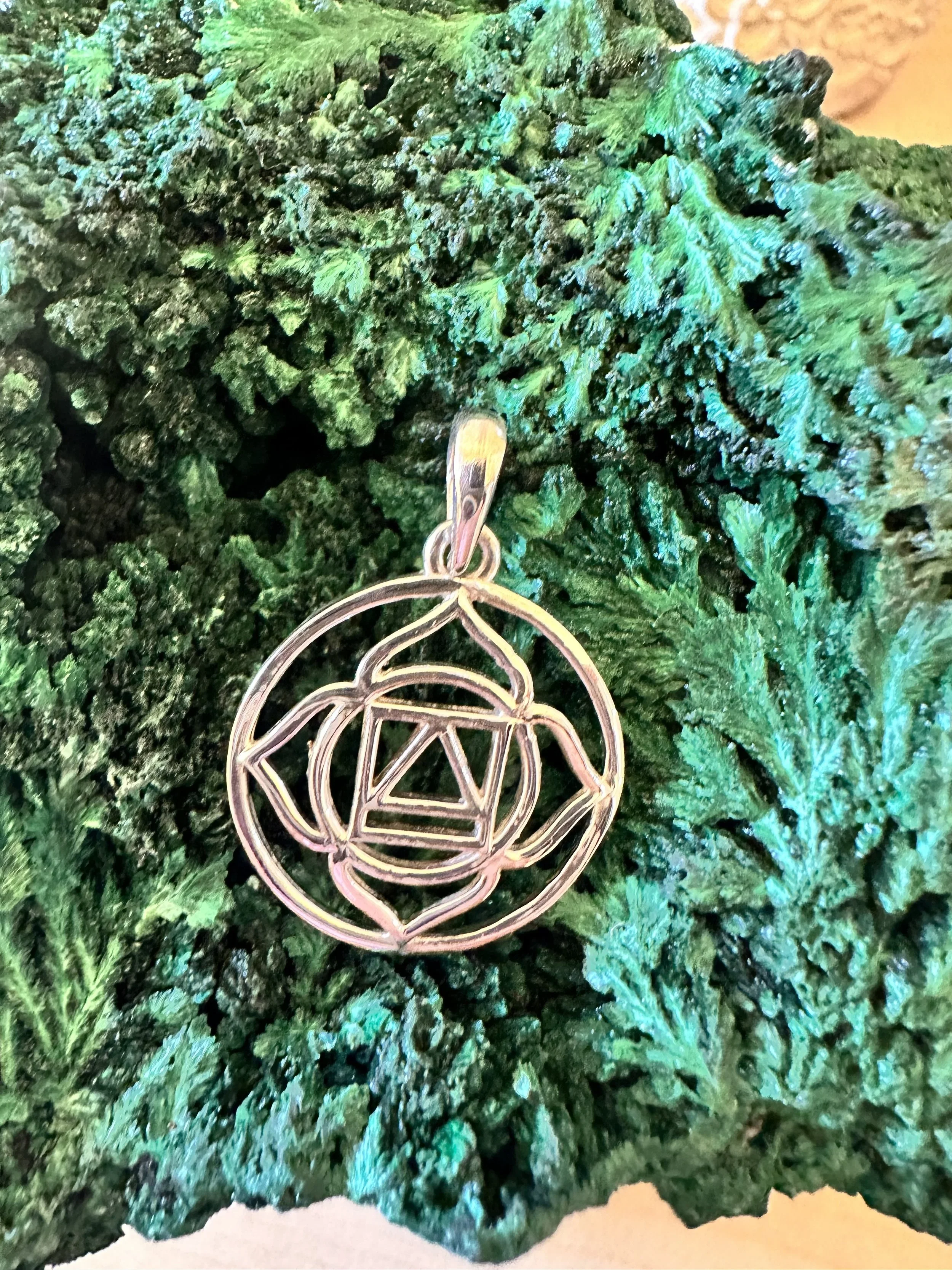 Stirling Silver Chakra Symbol