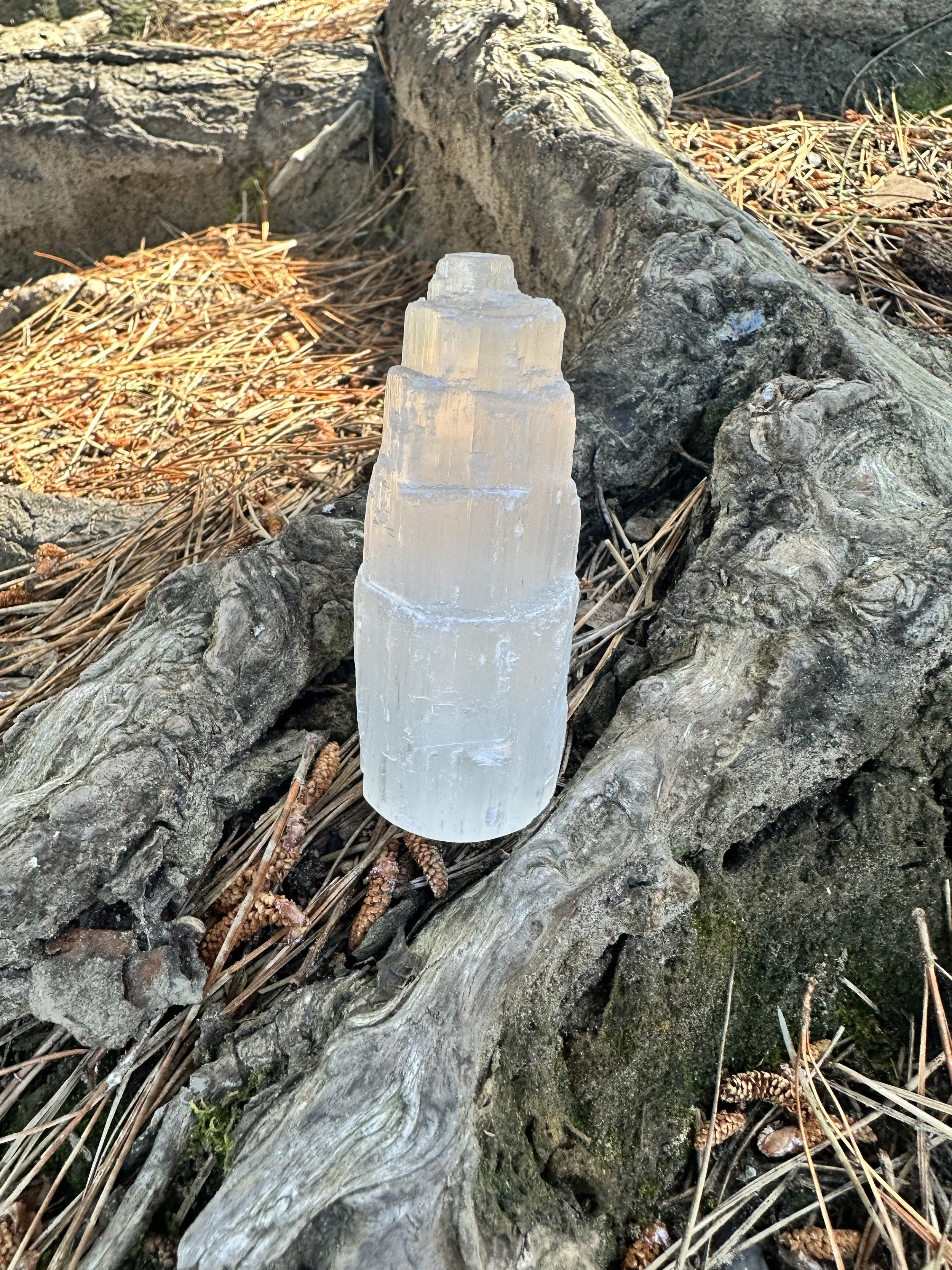 Selenite Tower - Small