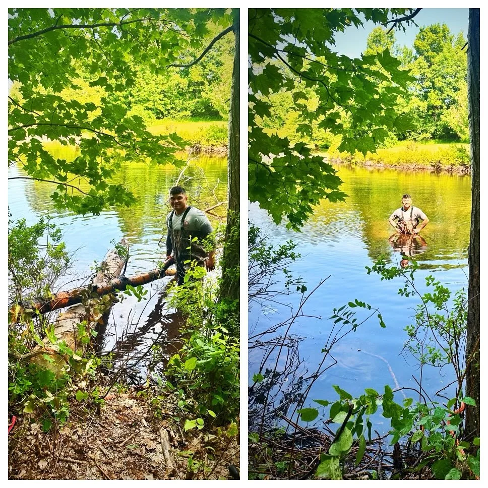 Things you reluctantly do for those you care about:

1. Drop off / pick up from busy airport with traffic

2. Help move residences in August

3. Manually remove submerged tree from their pond

Ugh&hellip;okaaaay. Fine.